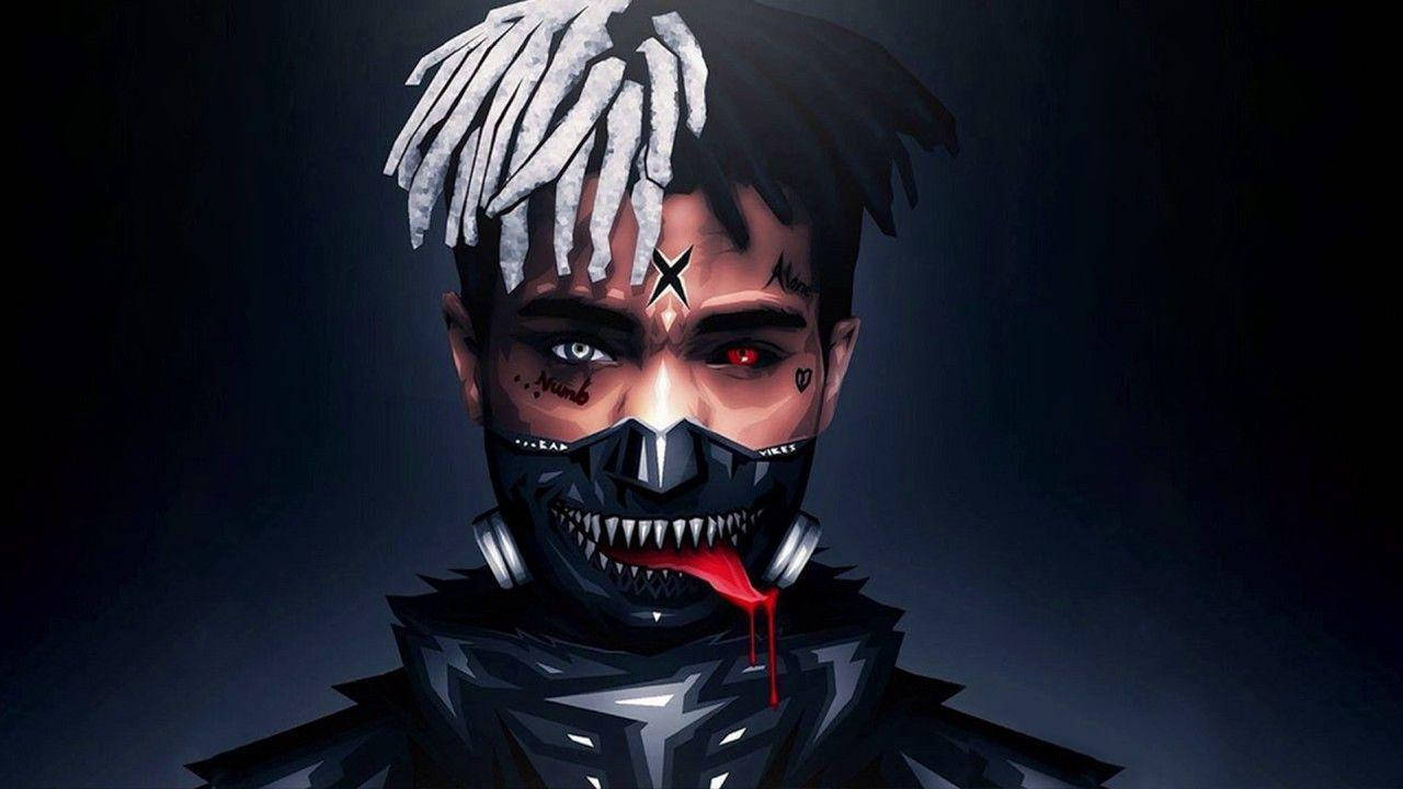 Anime Tokyo Ghoul Mask ni Xxxtentacion Wallpaper