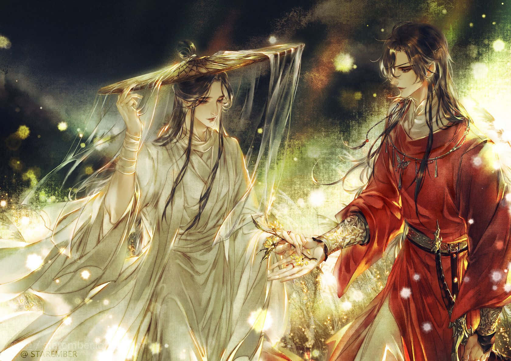 Anunsyo ng Anime na Heaven Officials Blessing Wallpaper