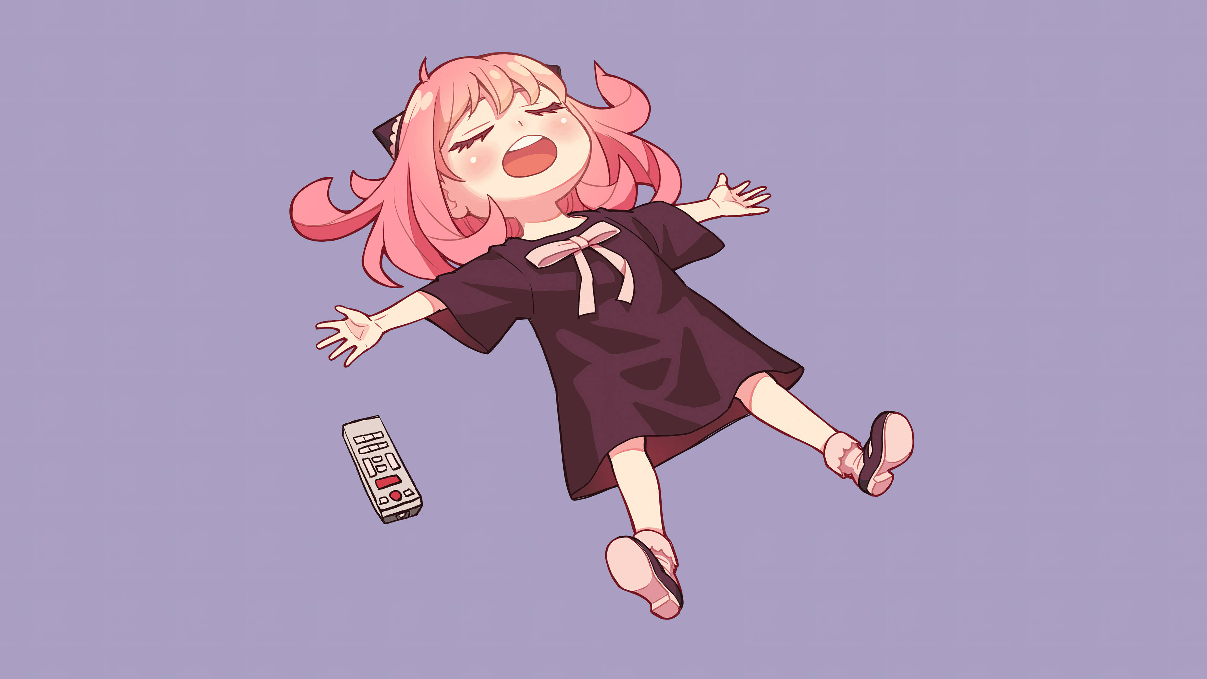 Anya Forger na Nasa Sahig Wallpaper