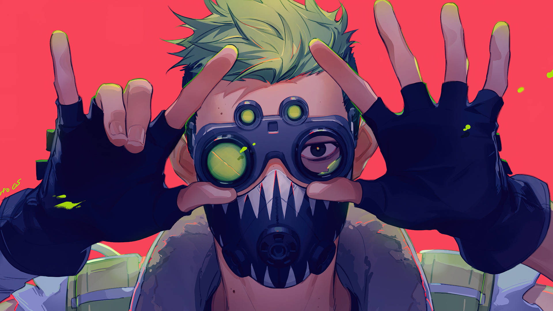 Apex Legends Octane Isang Mata Wallpaper