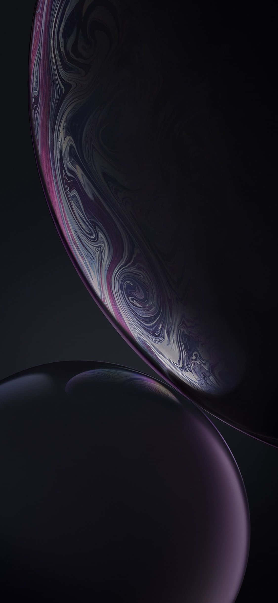 Apple iPhone XS Bubble Abstract Wallpaper