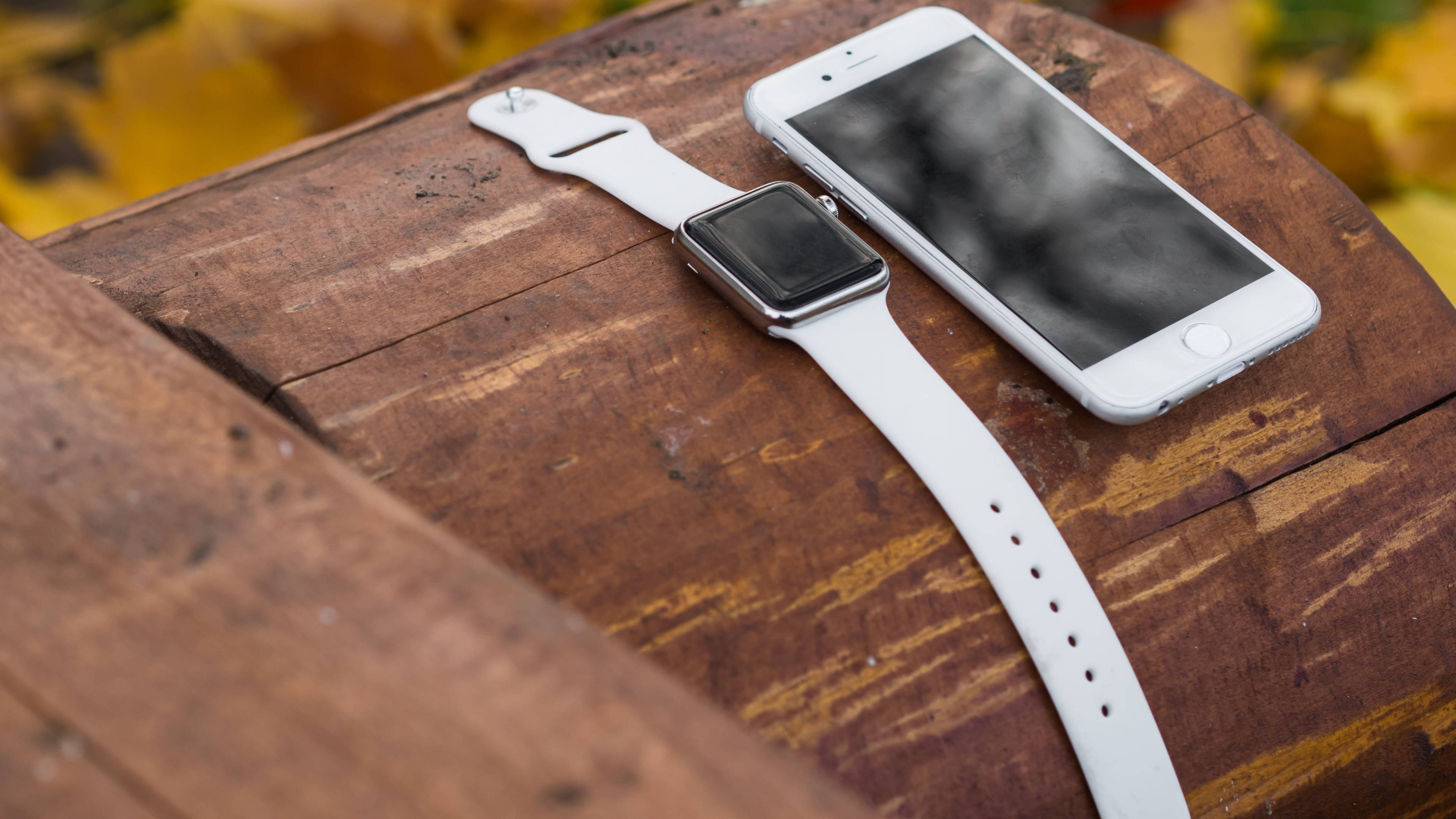 Signature White Colour ng Apple Watch Wallpaper