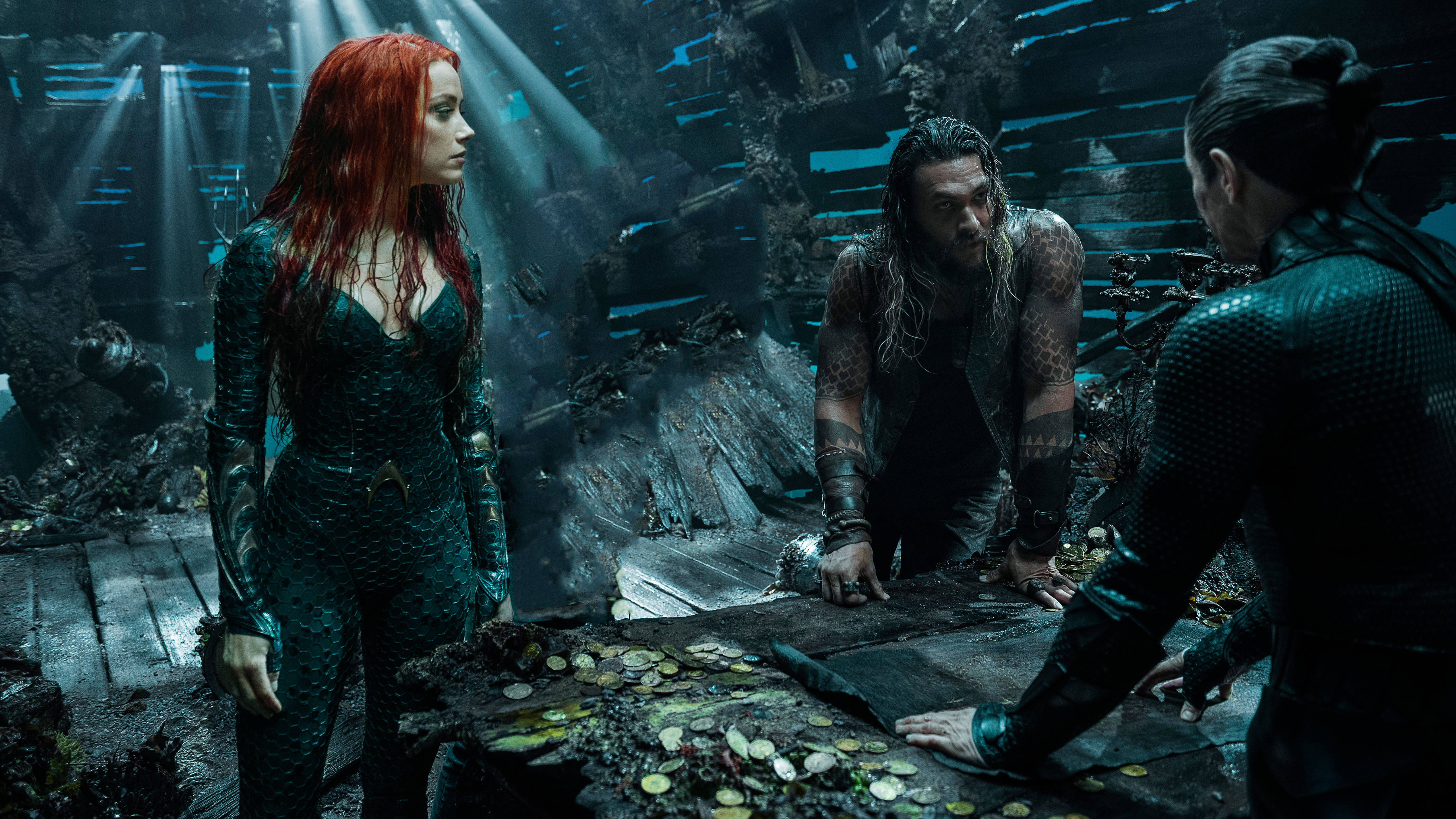 Eksena ng Aquaman at Mera Wallpaper