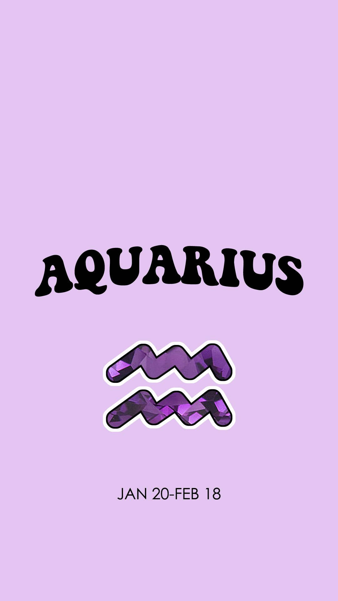 Aquarius na Cute na Animated Wallpaper