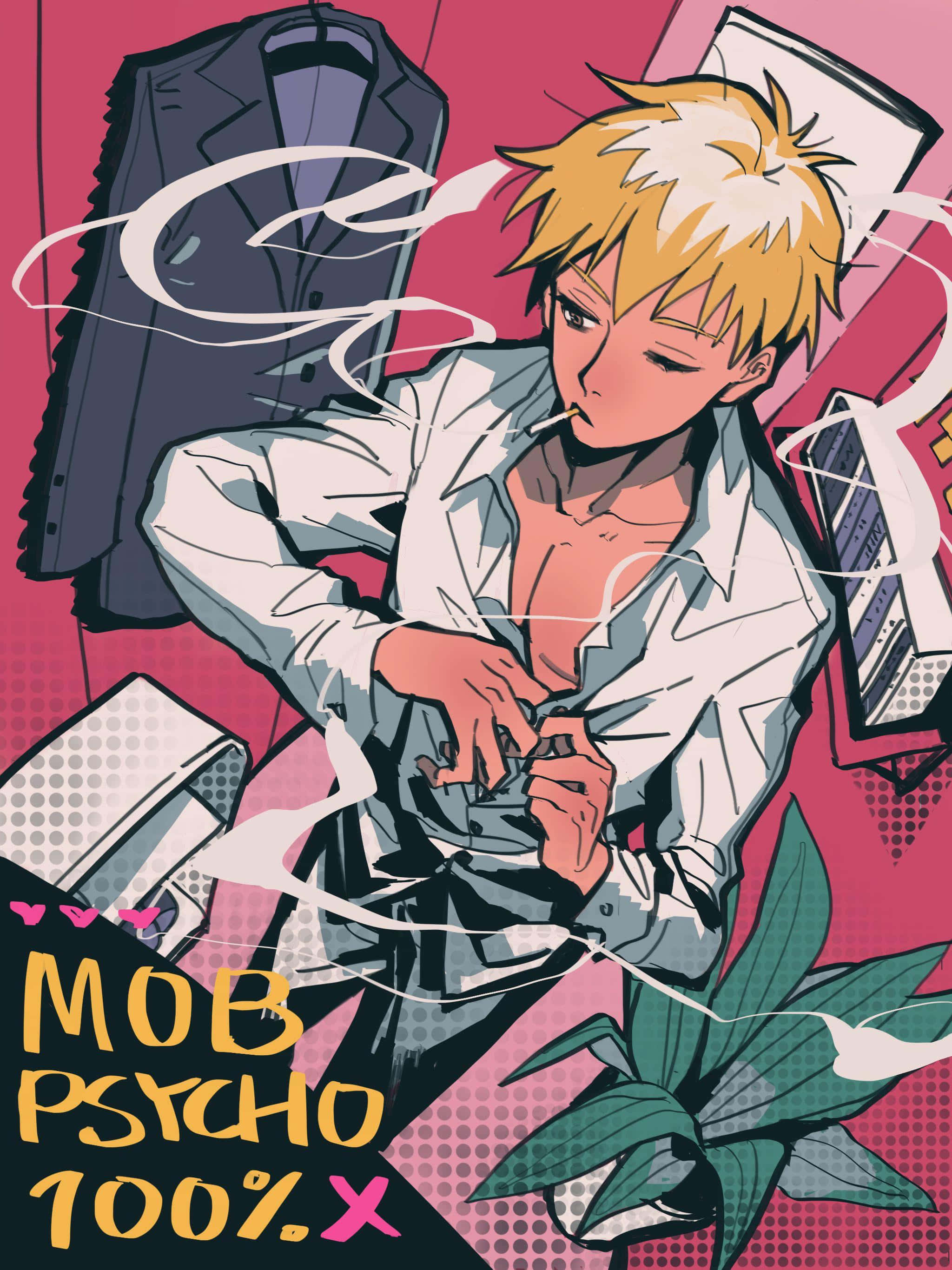 Arataka Reigen - Isang Master ng Psychic Powers Wallpaper