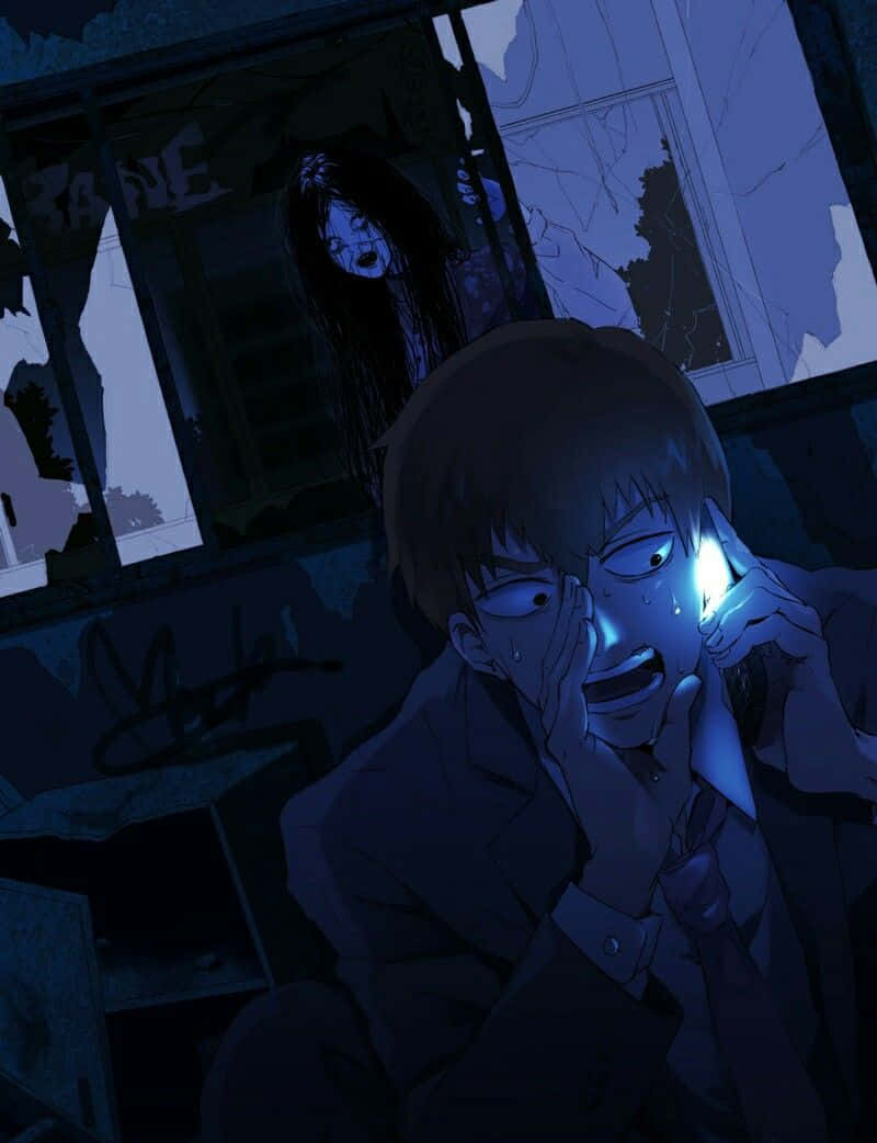 Arataka Reigen nagpapakita ng kanyang makapangyarihang psychic abilities Wallpaper