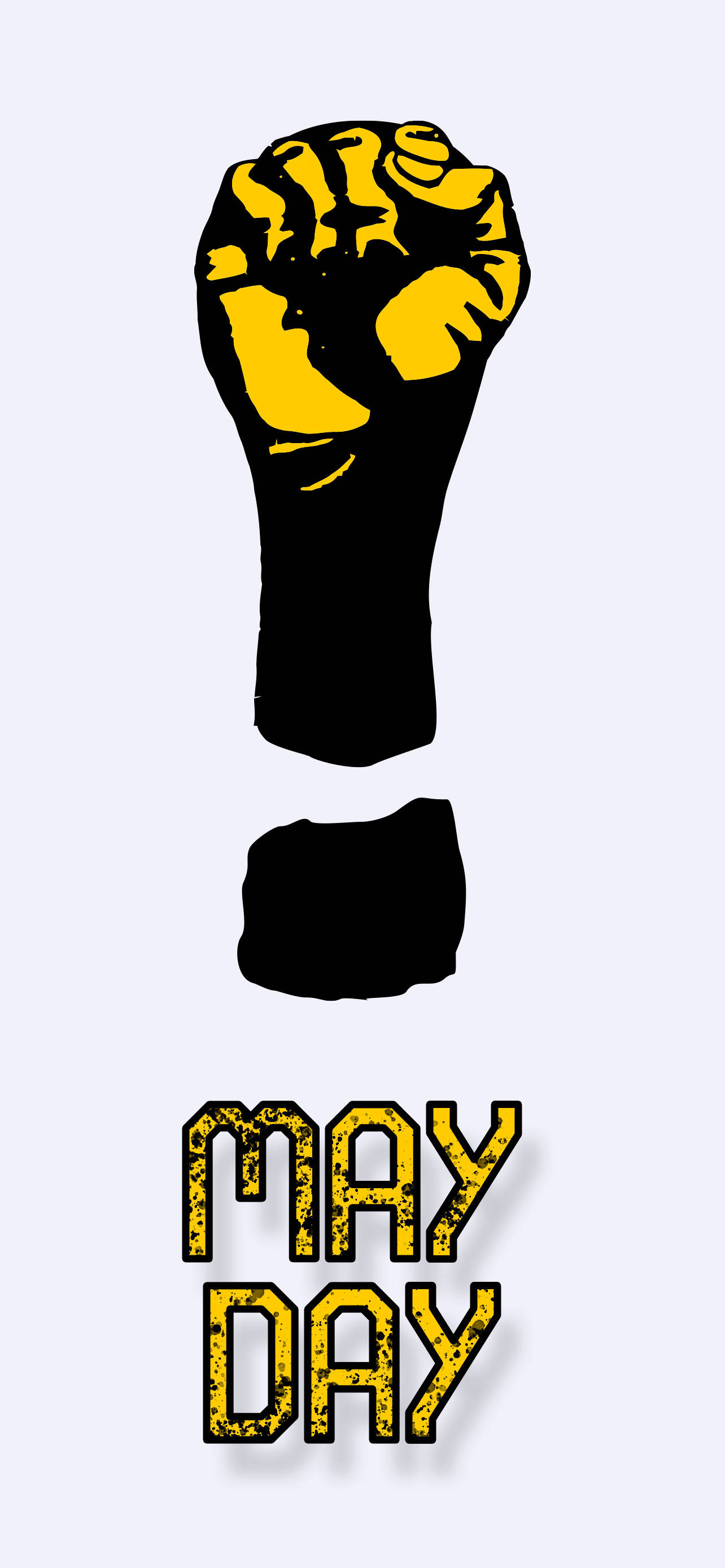 Araw ng Mayo Dilaw na Kamao Wallpaper