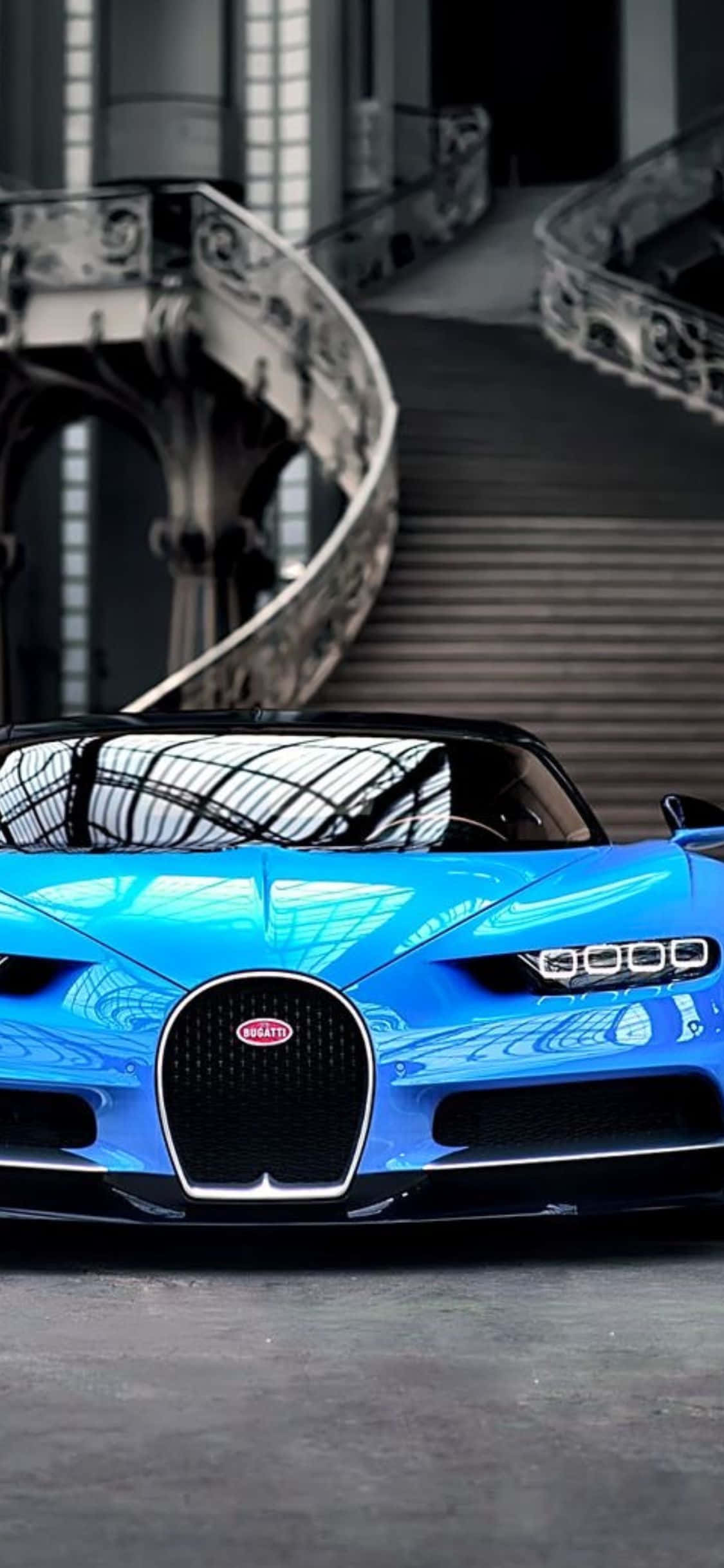 "Ariin ang pinakabagong iPhone XS gamit itong sleek at sophisticated Bugatti design background." Wallpaper