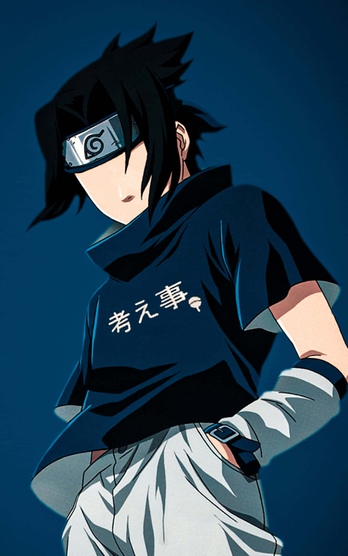 Astetikong Anime na Pfp ni Astig na Sasuke Wallpaper