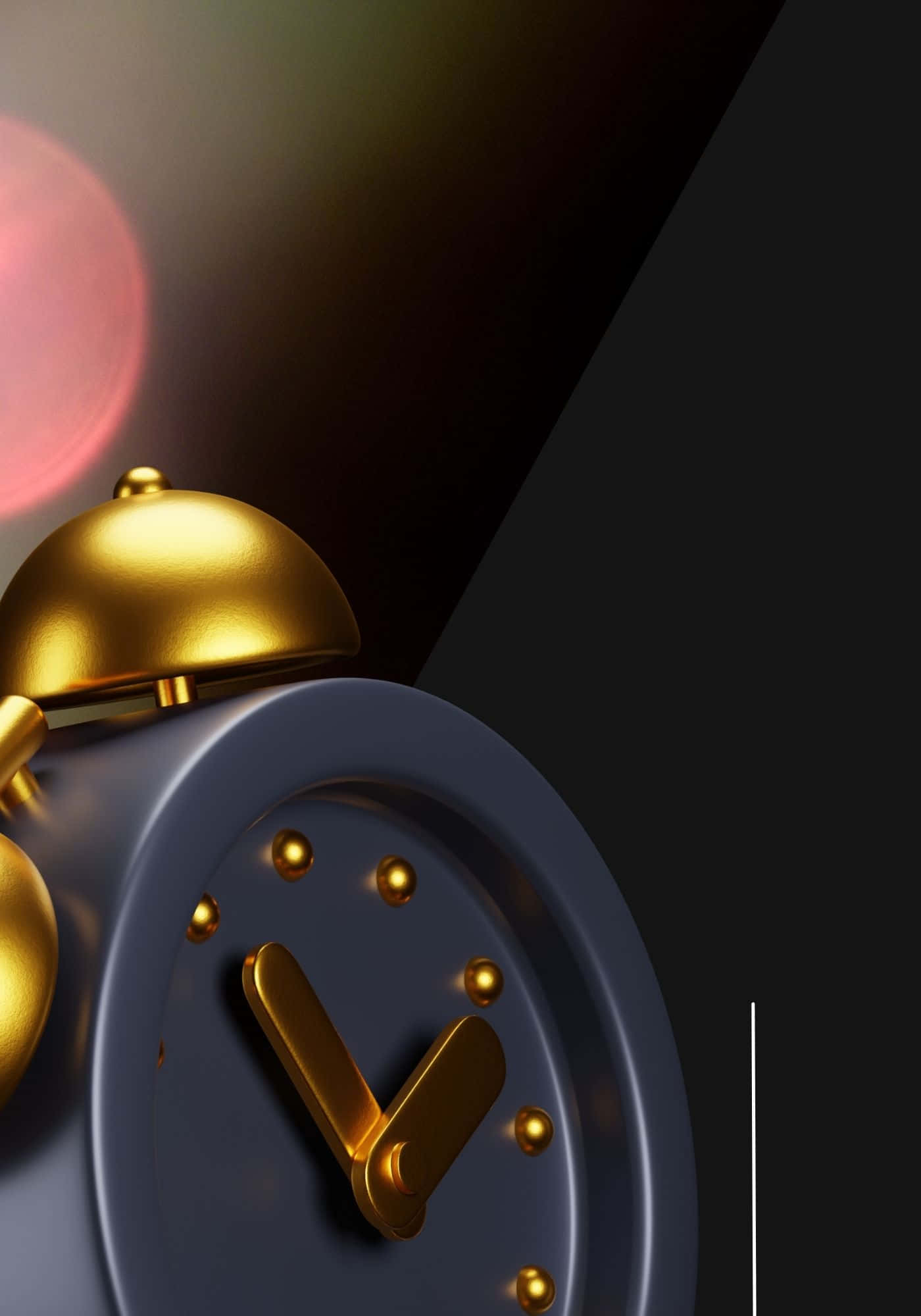Astig na 3D Alarm Clock na Background Wallpaper