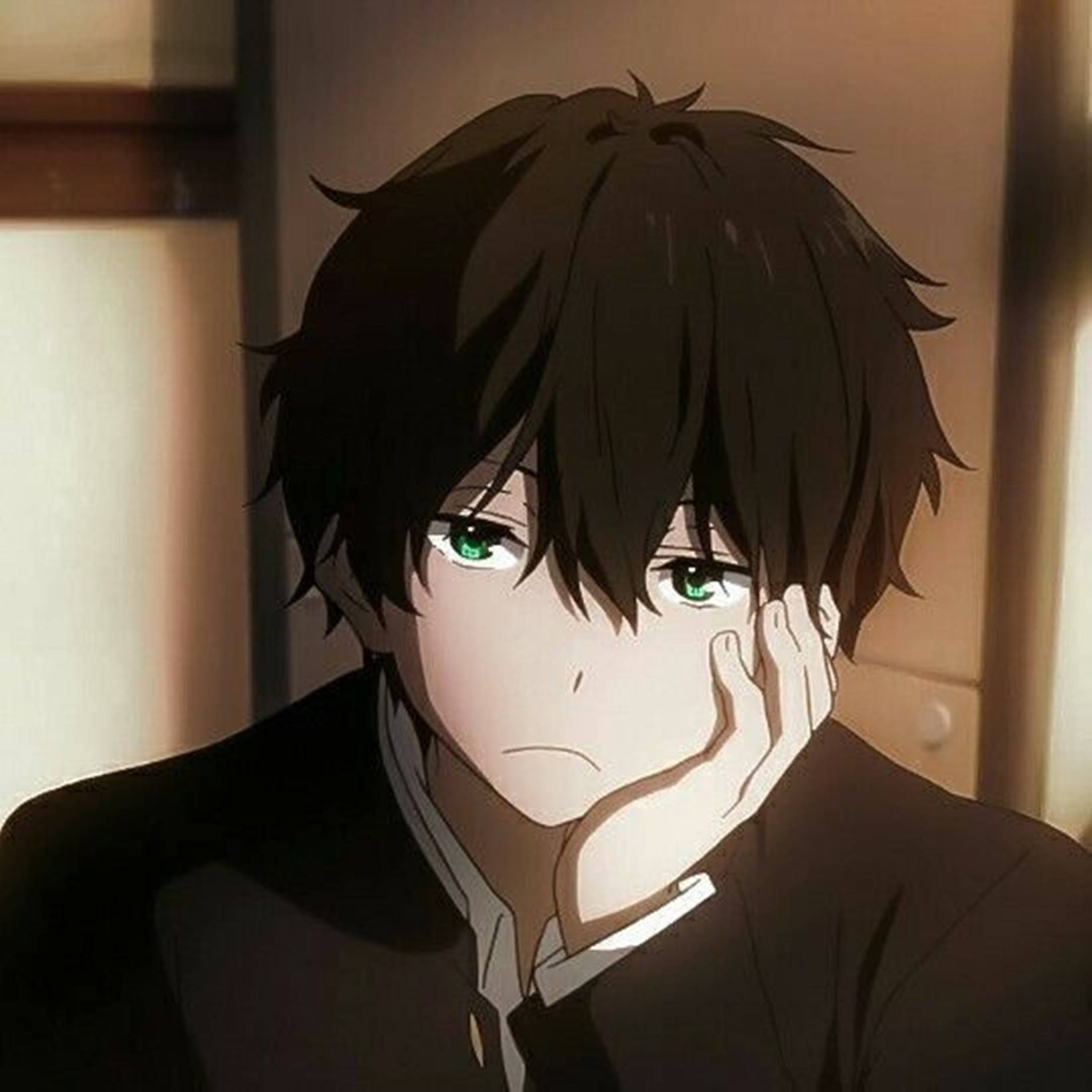Astig na Anime Boy PFP ni Hōtarō Oreki Wallpaper