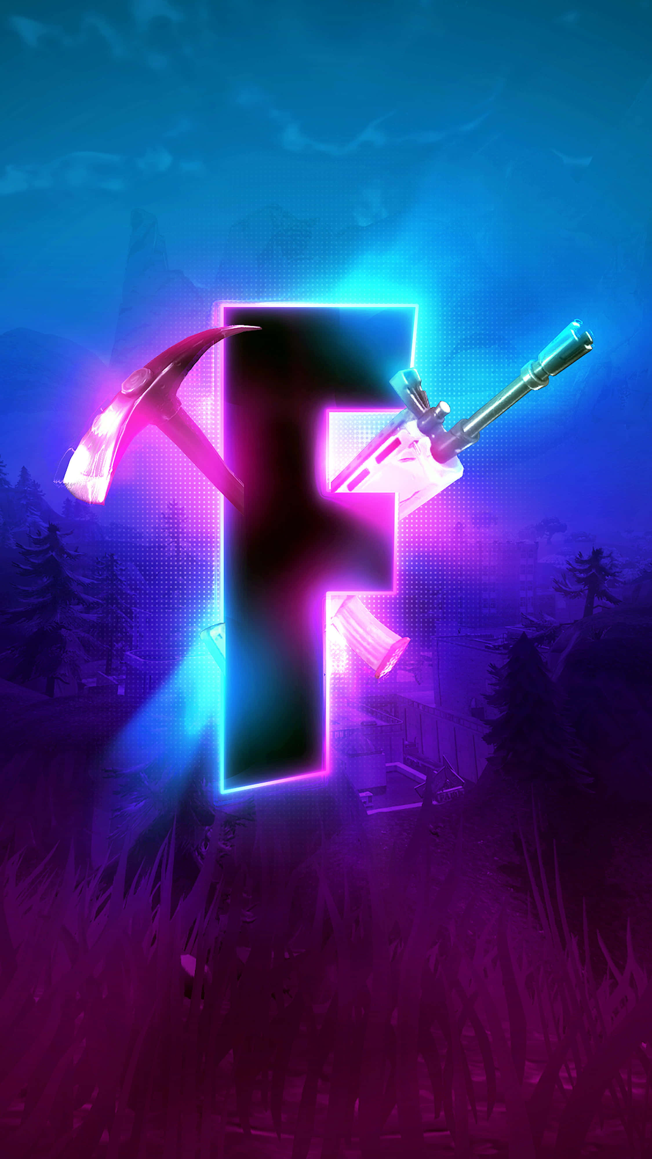 Astig na background ng Fortnite Wallpaper