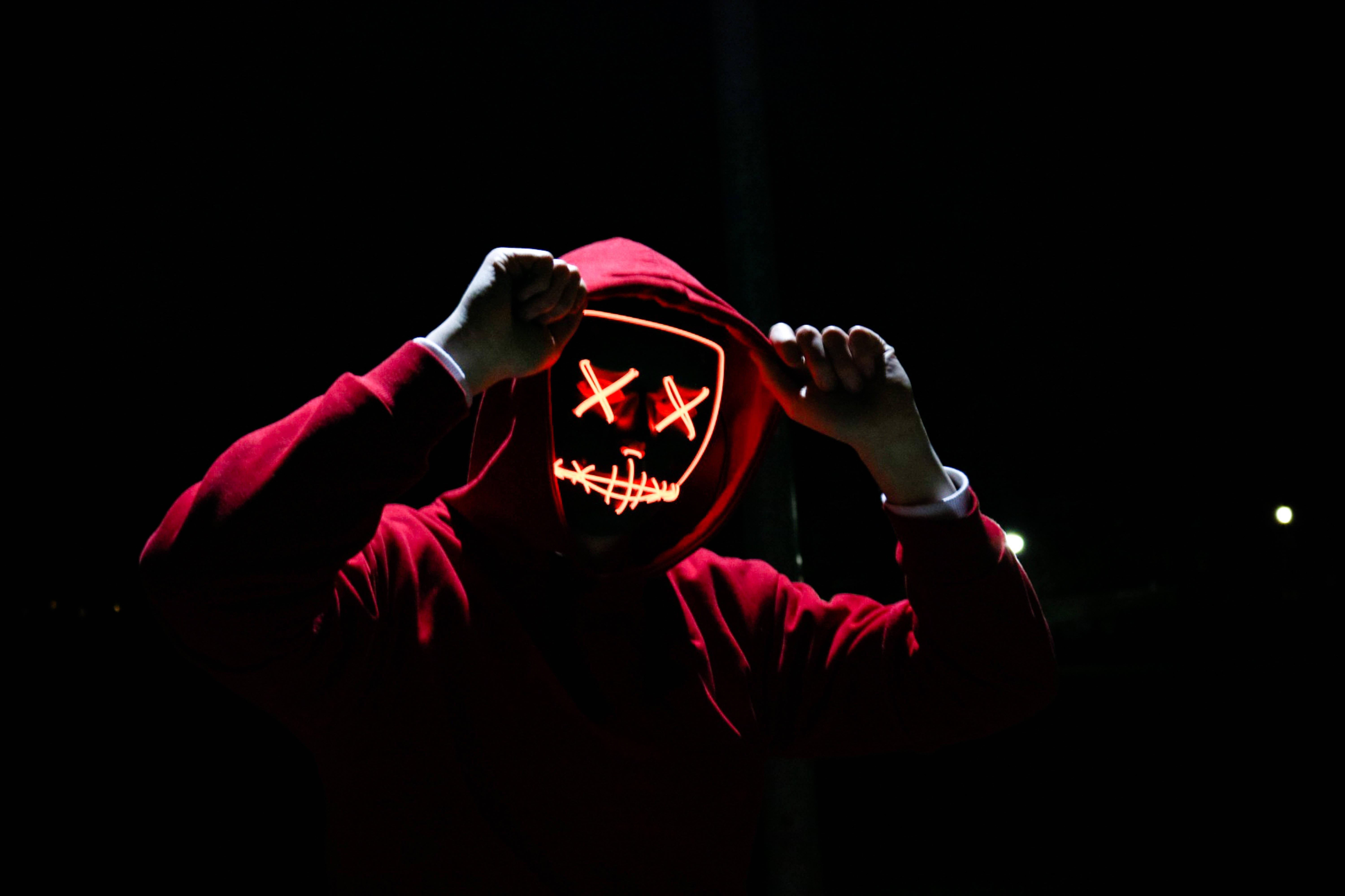 Astig na Background Red Hoodie Wallpaper