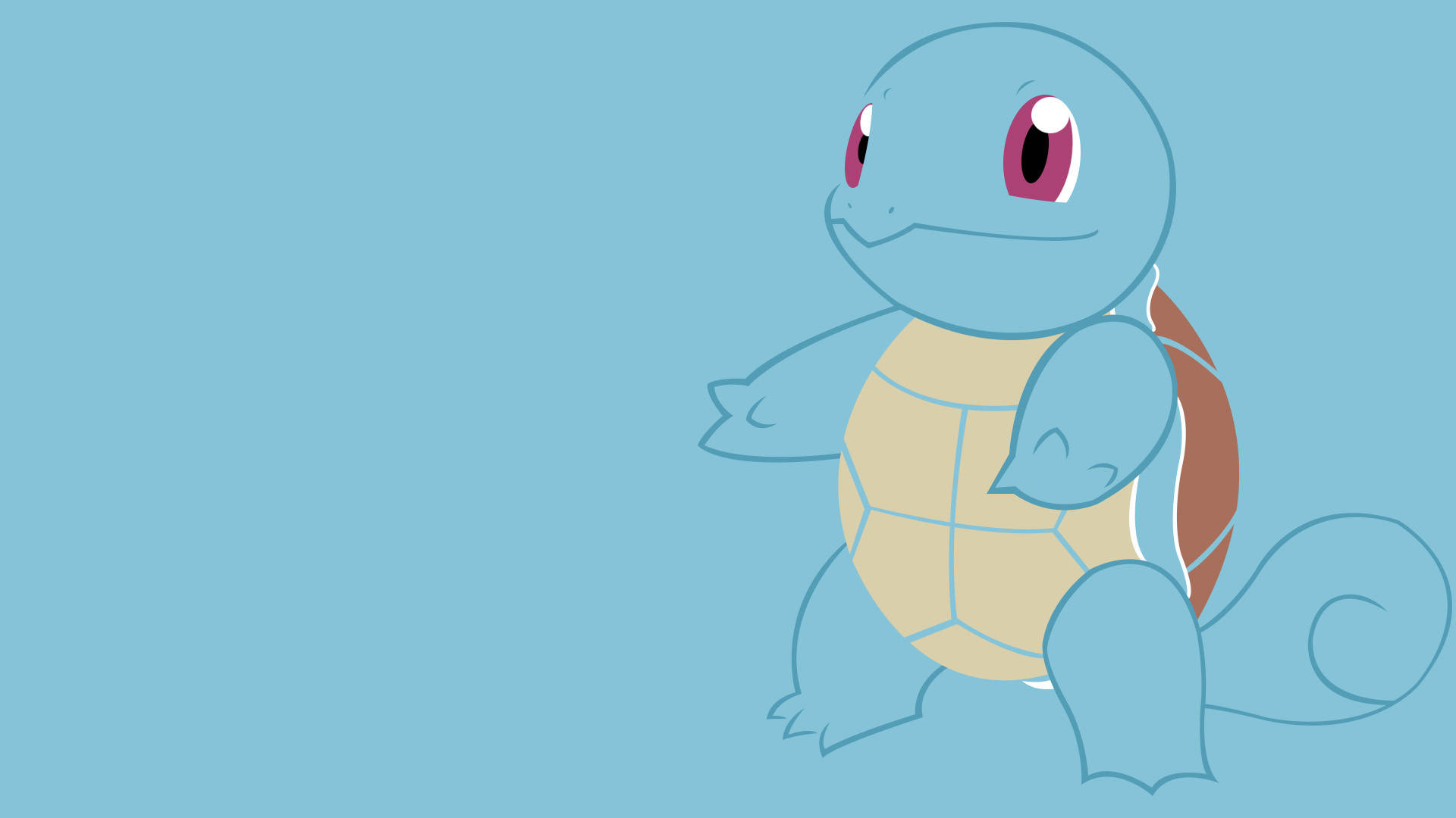Astig na Green Squirtle Pokemon Wallpaper