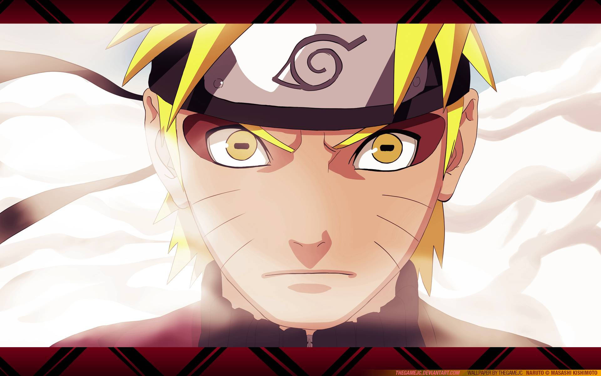Astig na Mukha ni Naruto sa Sage Mode Wallpaper