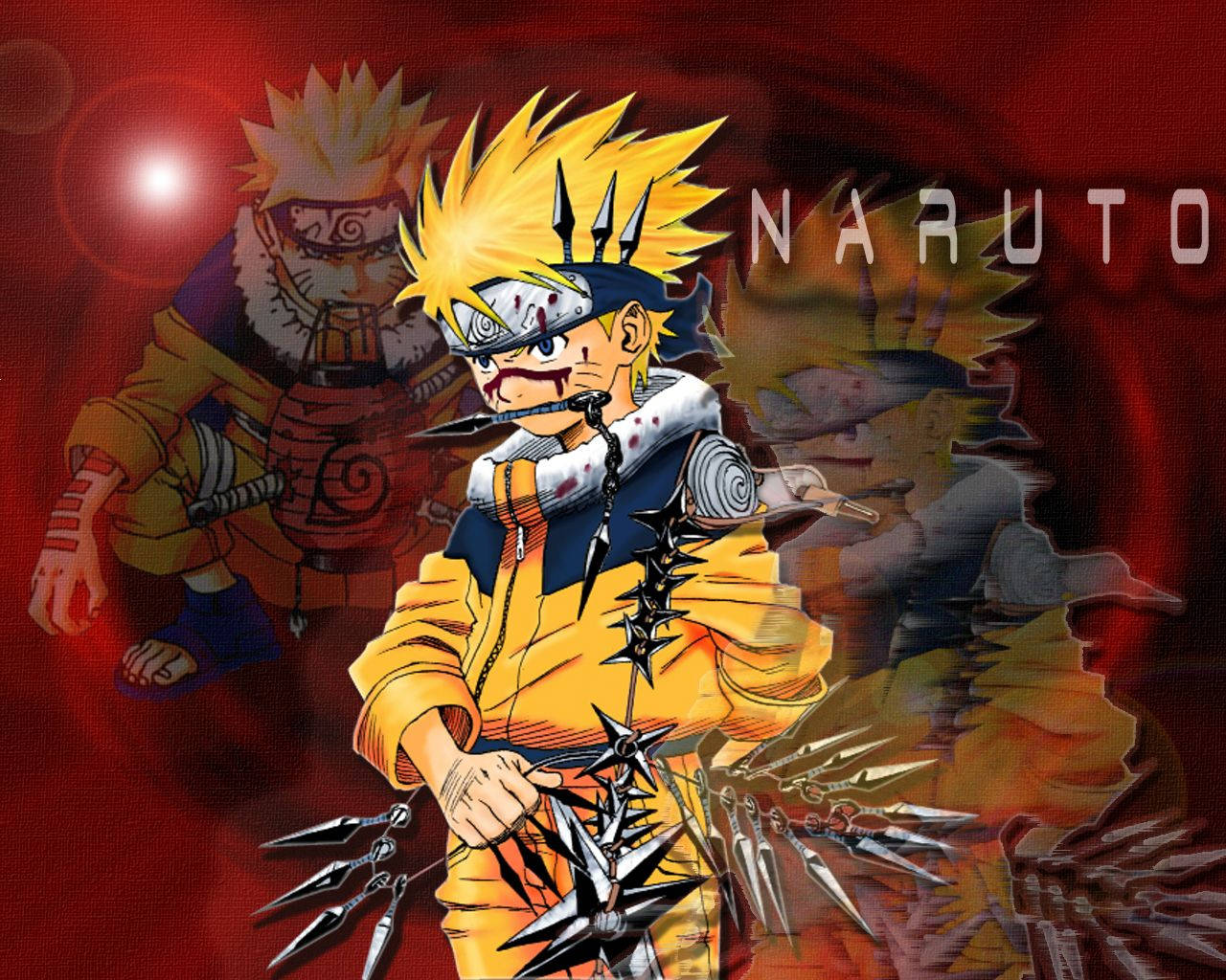 Astig na Naruto Red Aesthetic Wallpaper