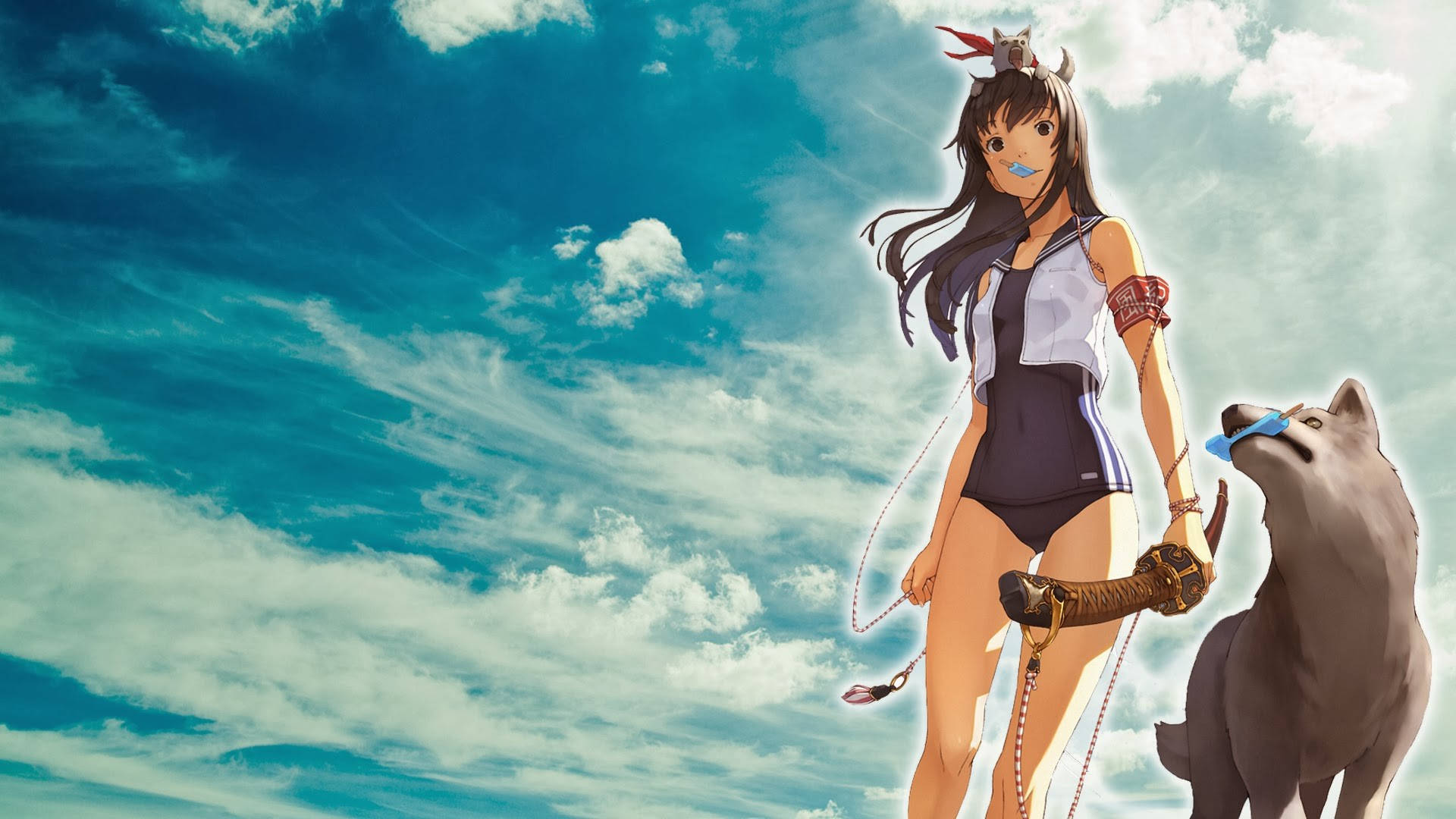 Astig na Wolf Anime Fanart Wallpaper