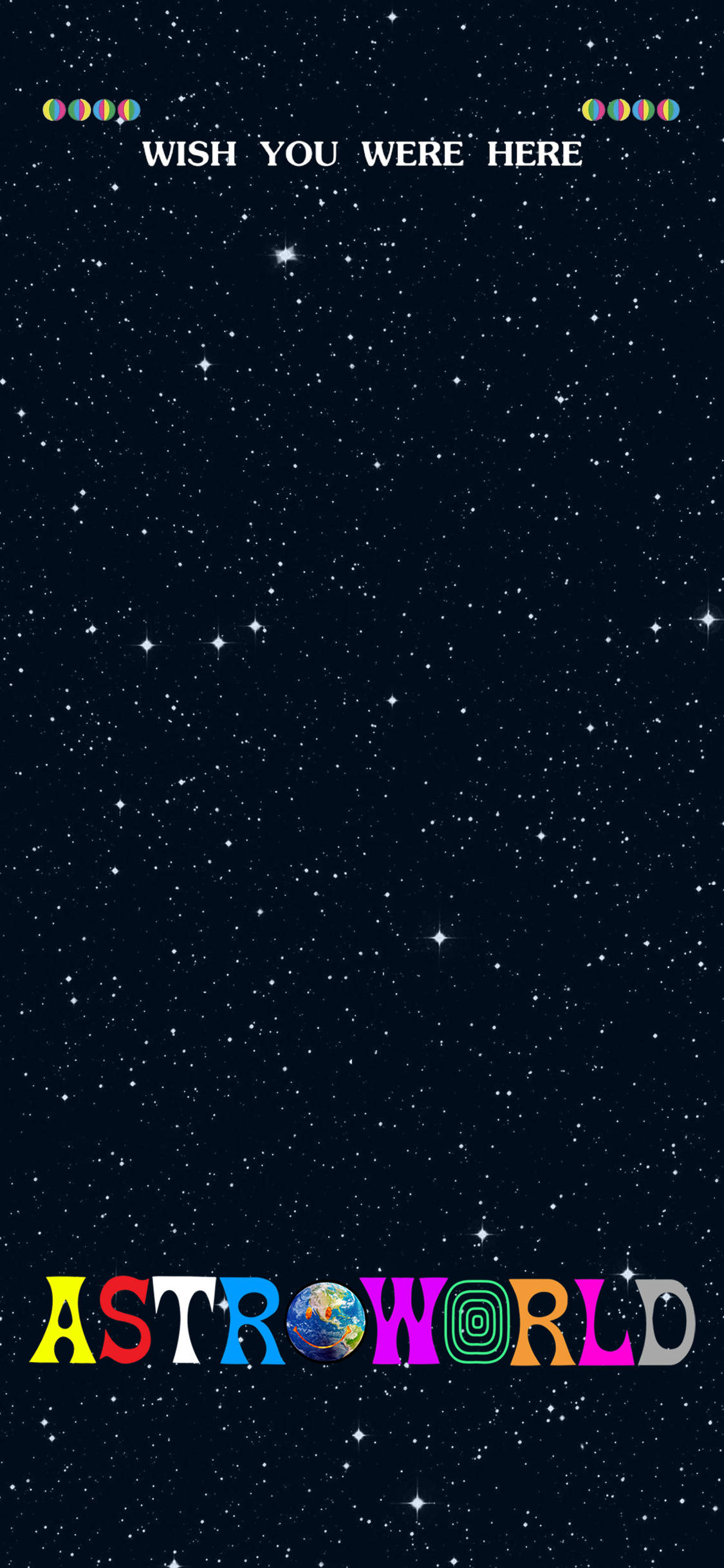 Astroworld iPhone Sana Nandito Ka Mga Bituin Wallpaper