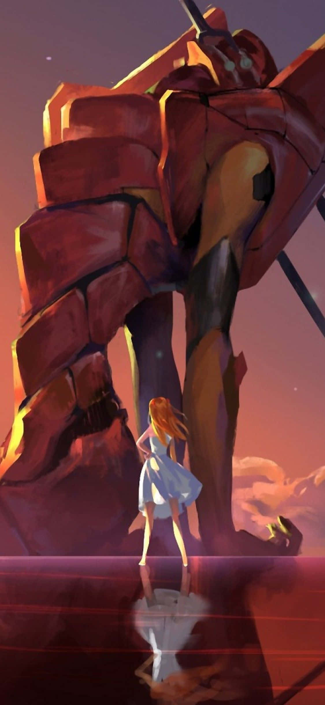 Asuka Langley Soryu Neon Genesis Evangelion iPhone Wallpaper