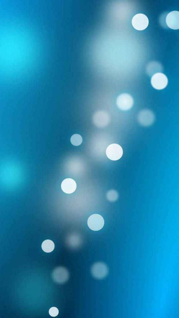 Asul na Kislap na Neon iPhone Wallpaper