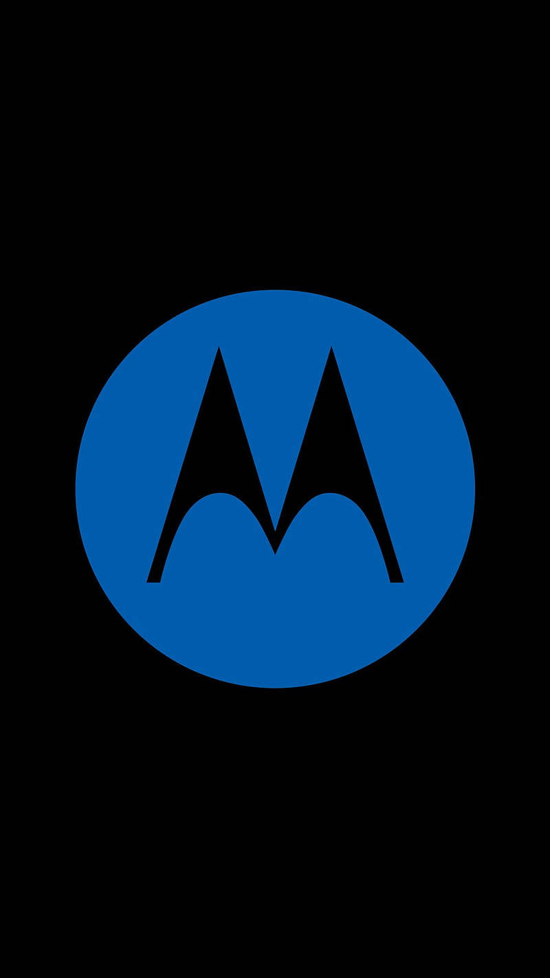 Asul na Logo ng Motorola Wallpaper