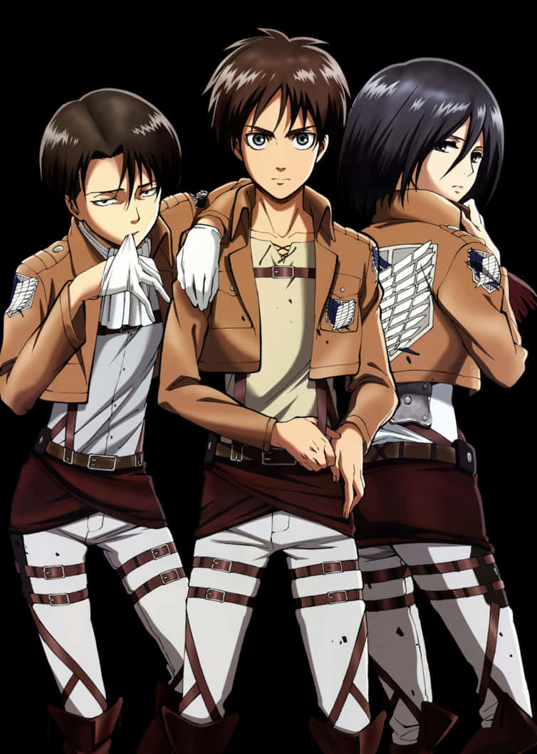 Attack_on_Titan_Main_Characters Wallpaper