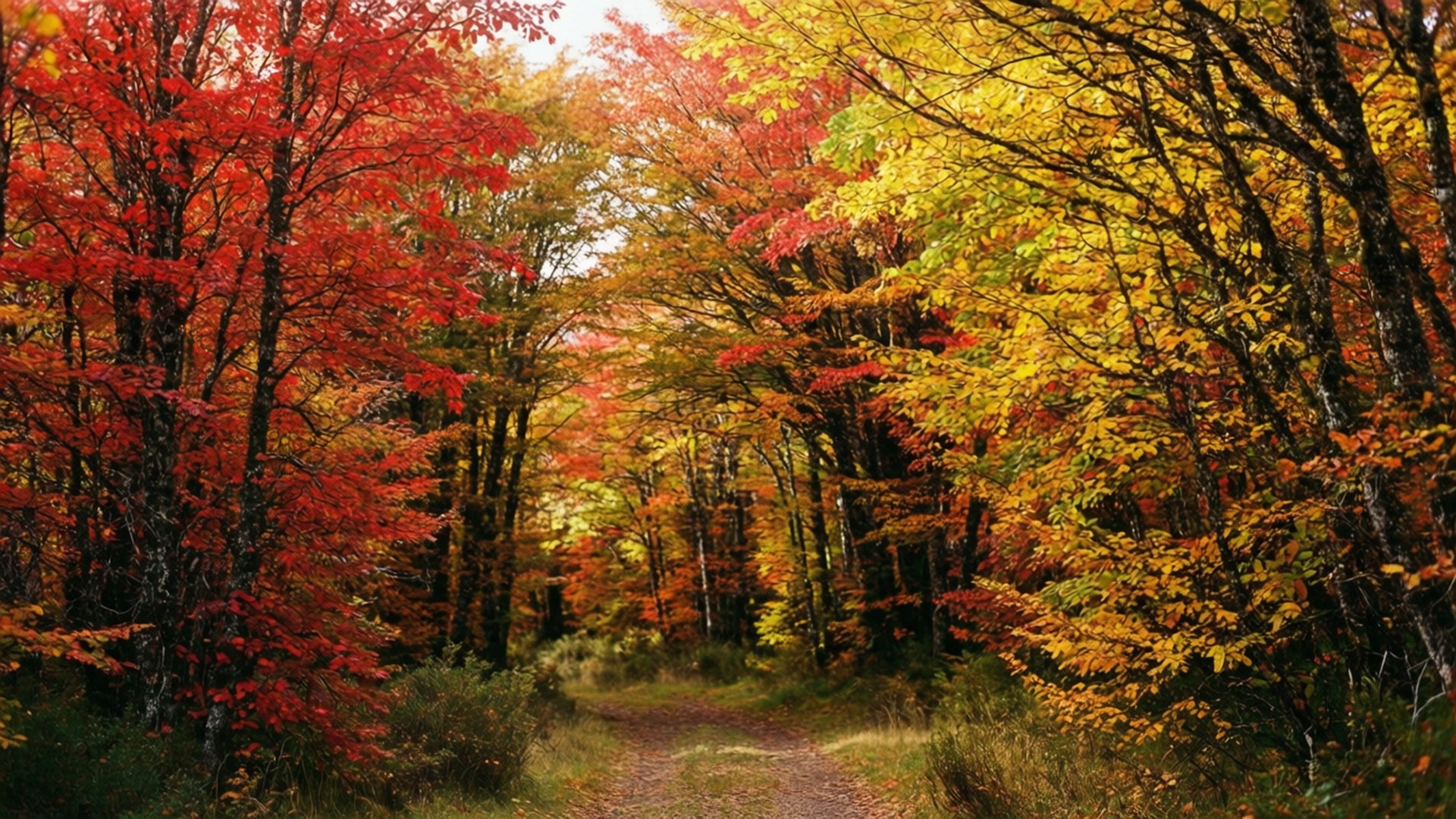Autumn Path Wallpaper