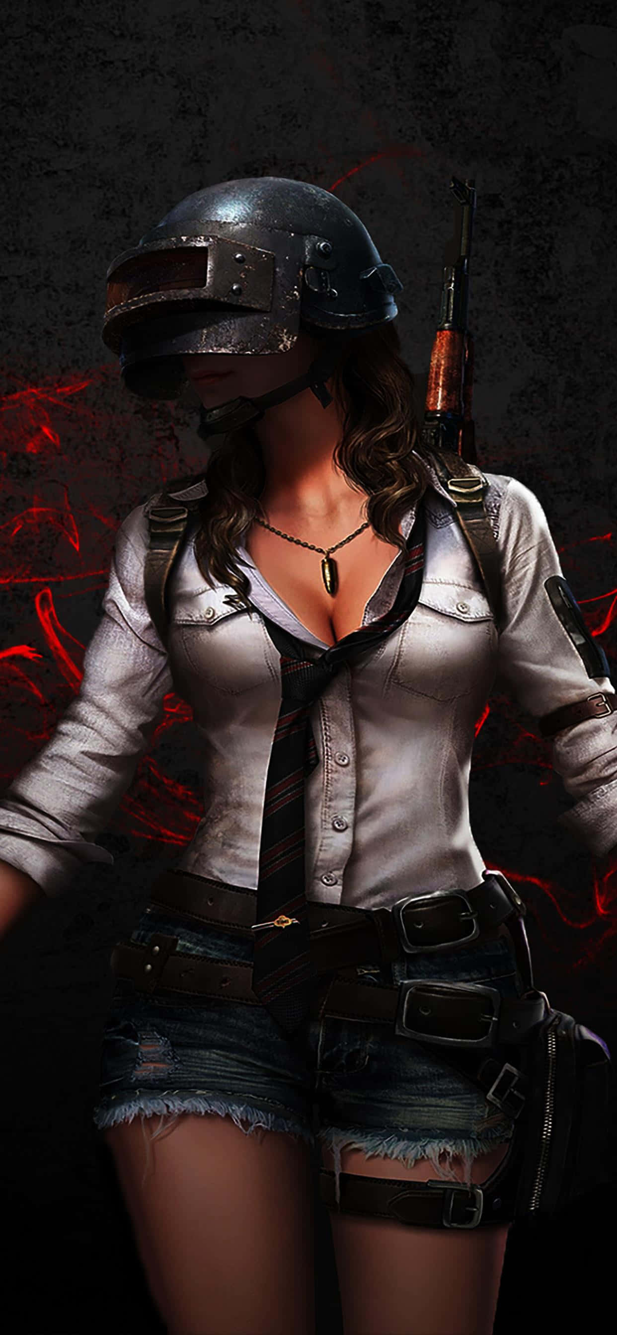 Babae Player Skin PUBG iPhone Wallpaper