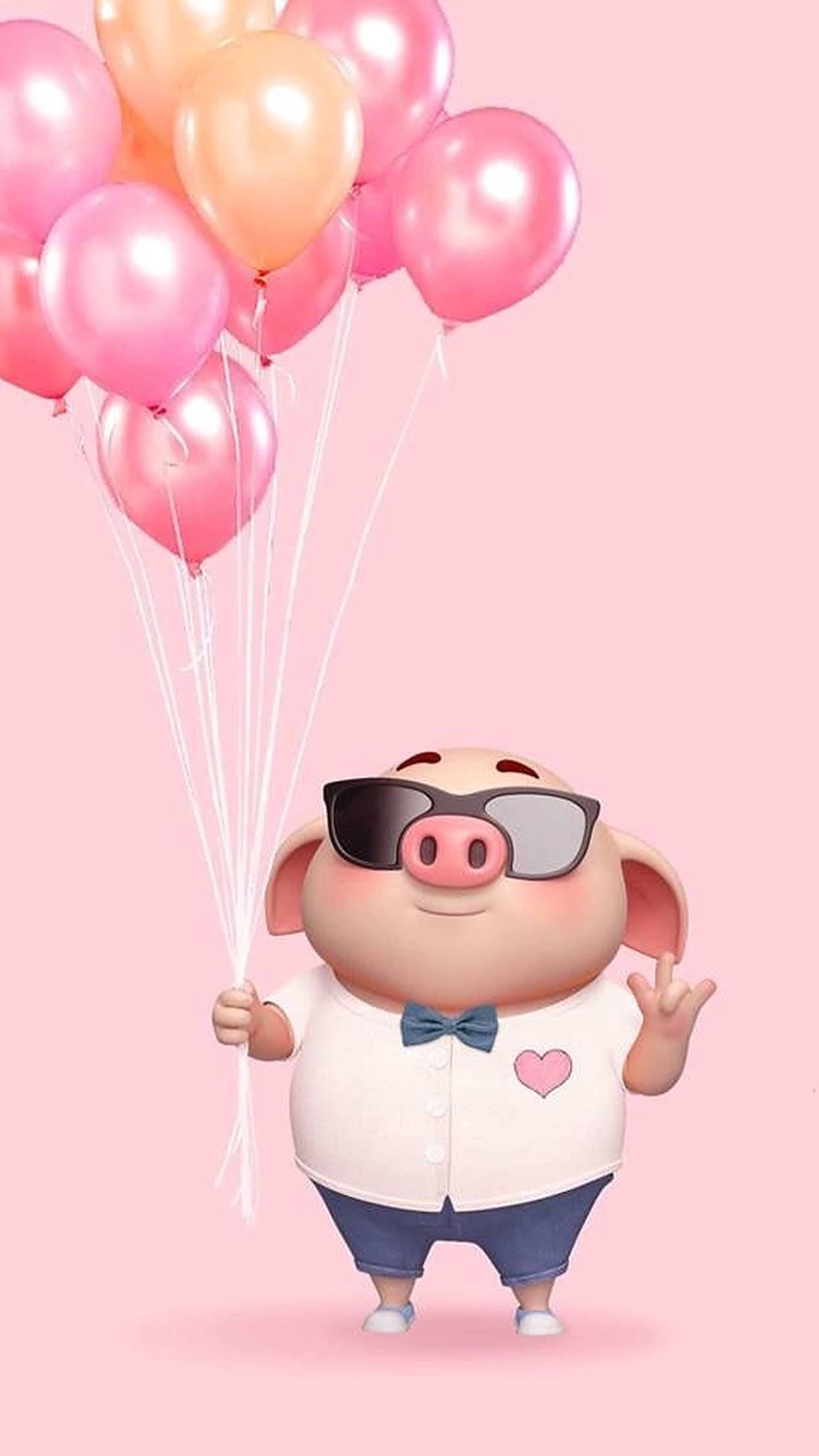 Baboy na Cute na May mga Lob Wallpaper