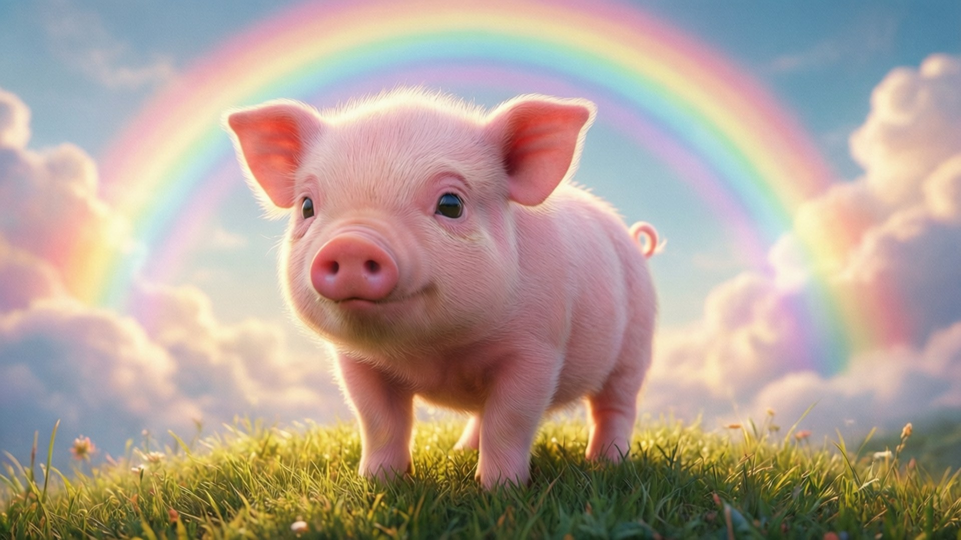 Baboy na Makulay Wallpaper