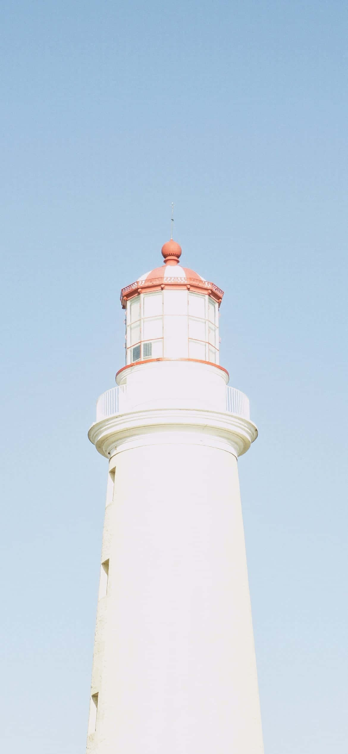 Baby Blue Light Blue Aesthetic Lighthouse Photography Wallpaper