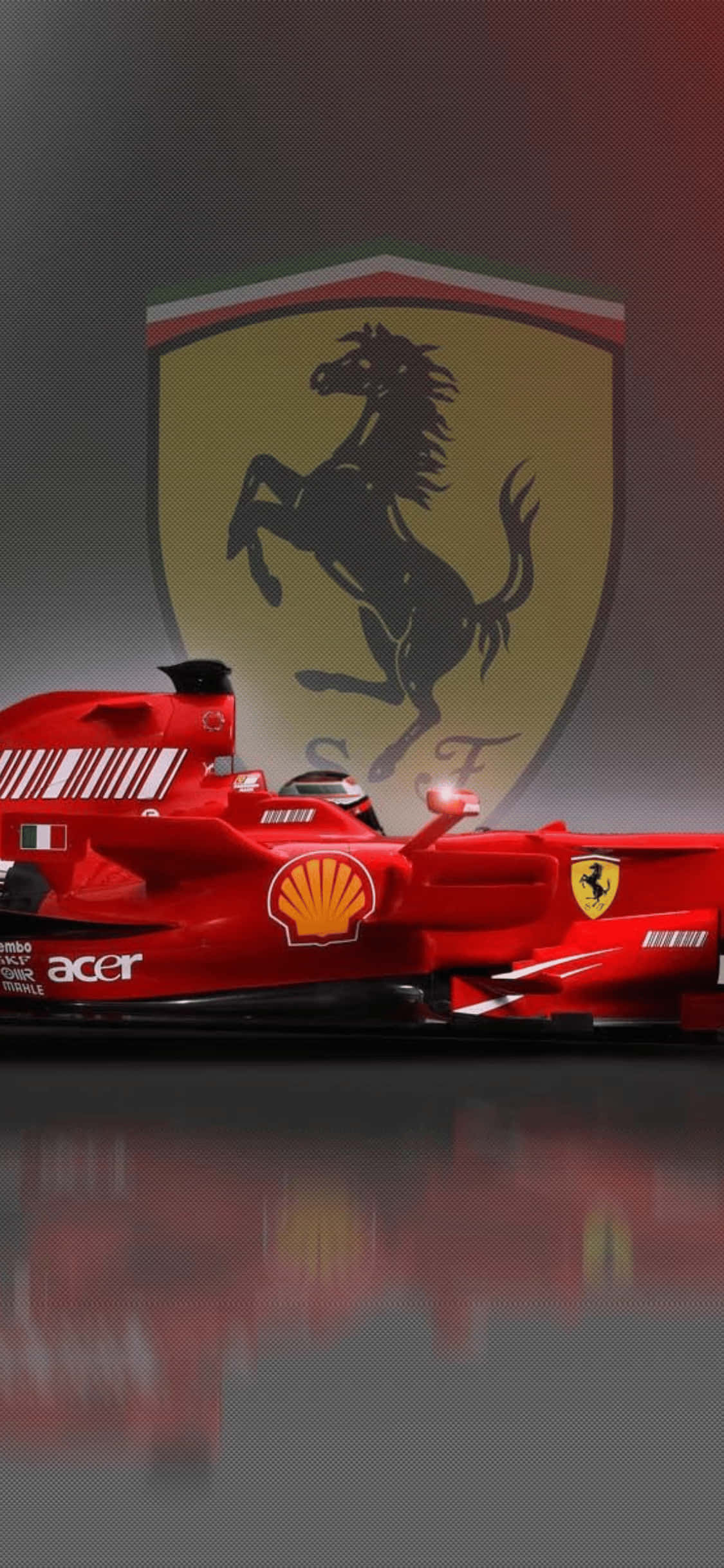 Back View iPhone Xs F1 2018 Background Wallpaper