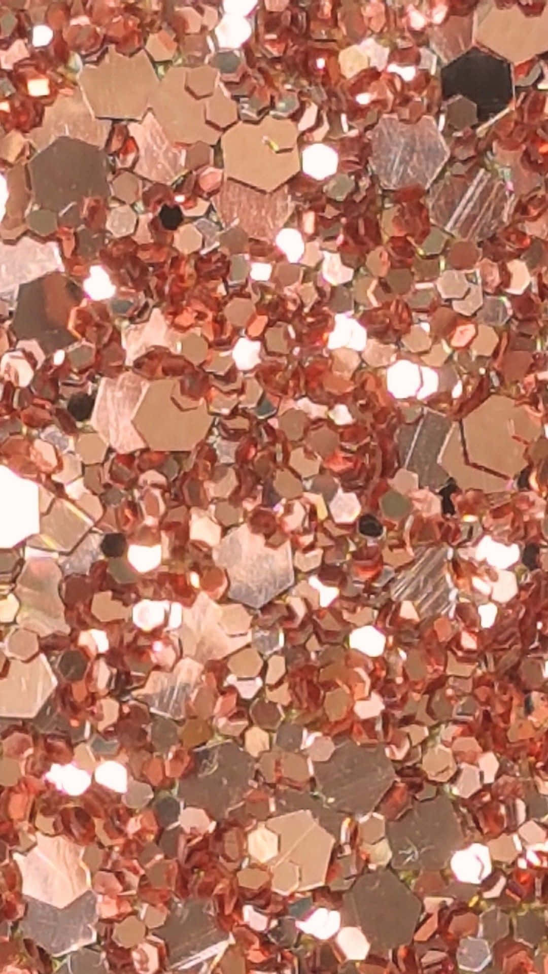 Background na Geometric na Rose Gold na Glitter Wallpaper