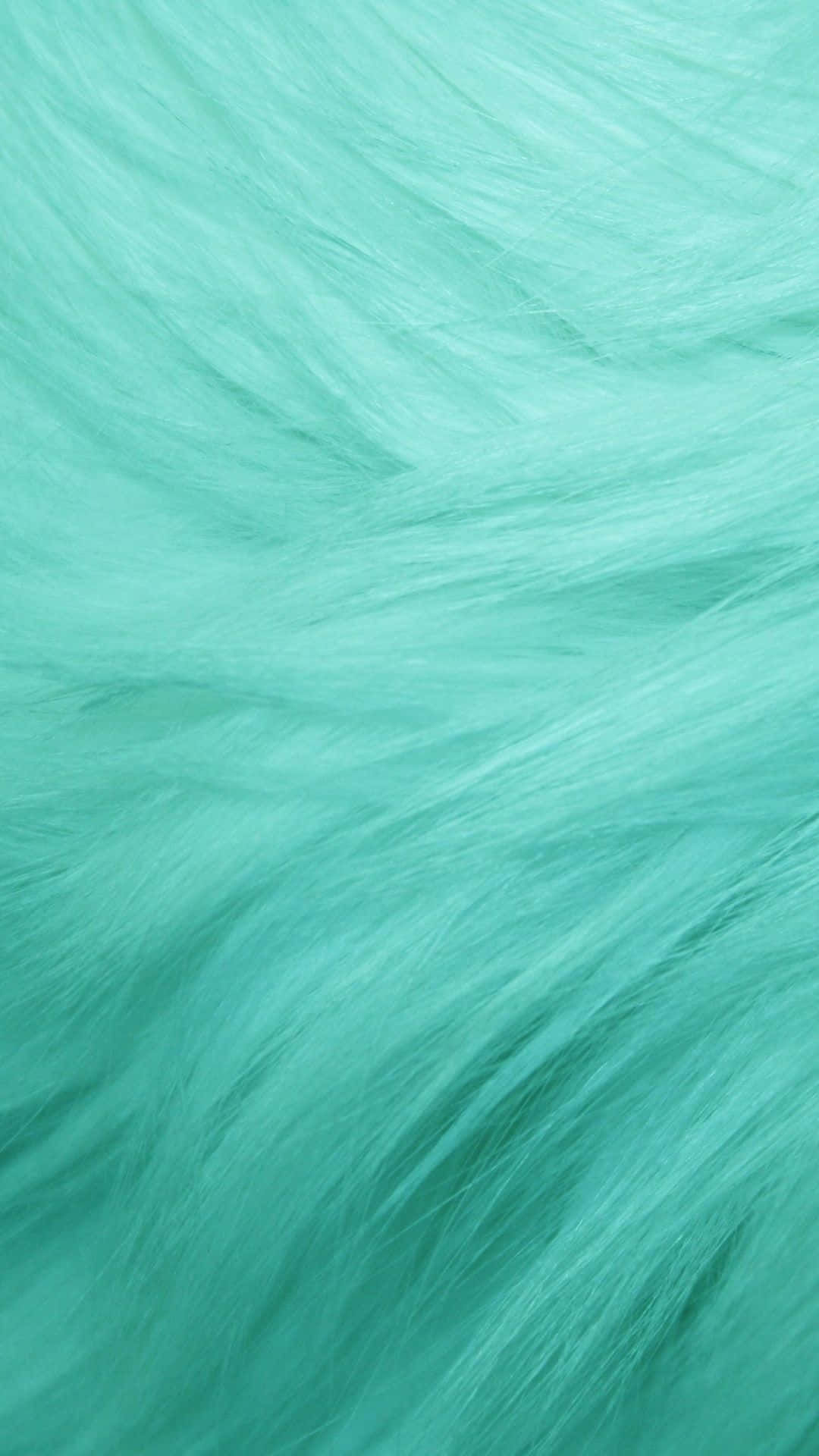 Background na Pastel Green na may Hibla ng Balahibo Wallpaper