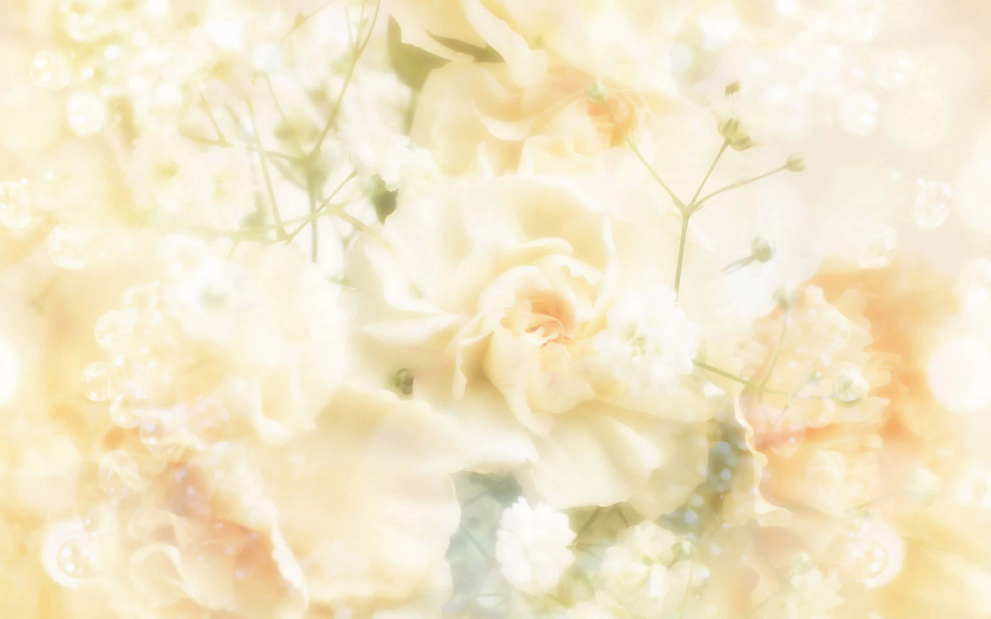 Background na Pastel Yellow Wallpaper