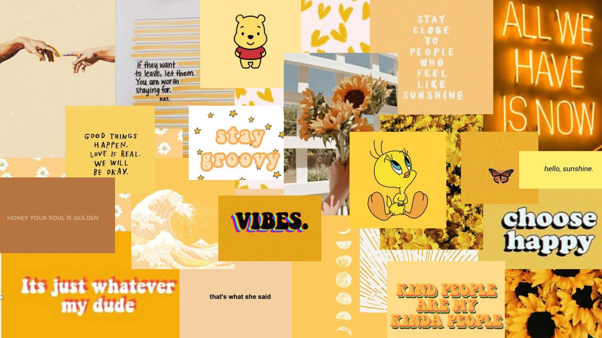 Background na Pastel Yellow Wallpaper