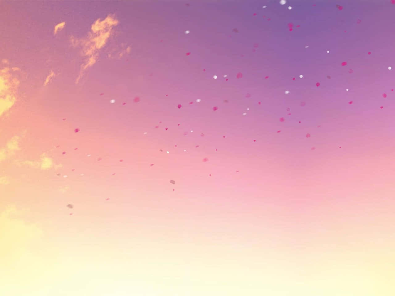 Background na Pink Pastel na Gradient na Langit Wallpaper