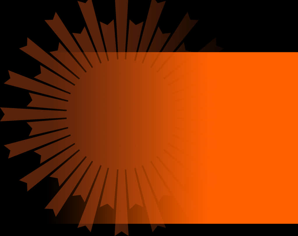 Background ng Abstract na Pagsikat ng Araw na Kahel Wallpaper