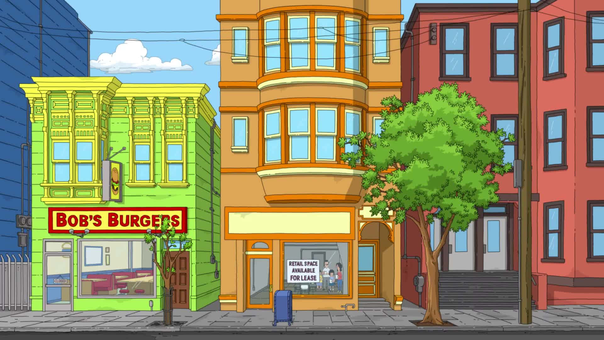 Background ng Bob's Burgers na Katabi ng Store Next Door Wallpaper