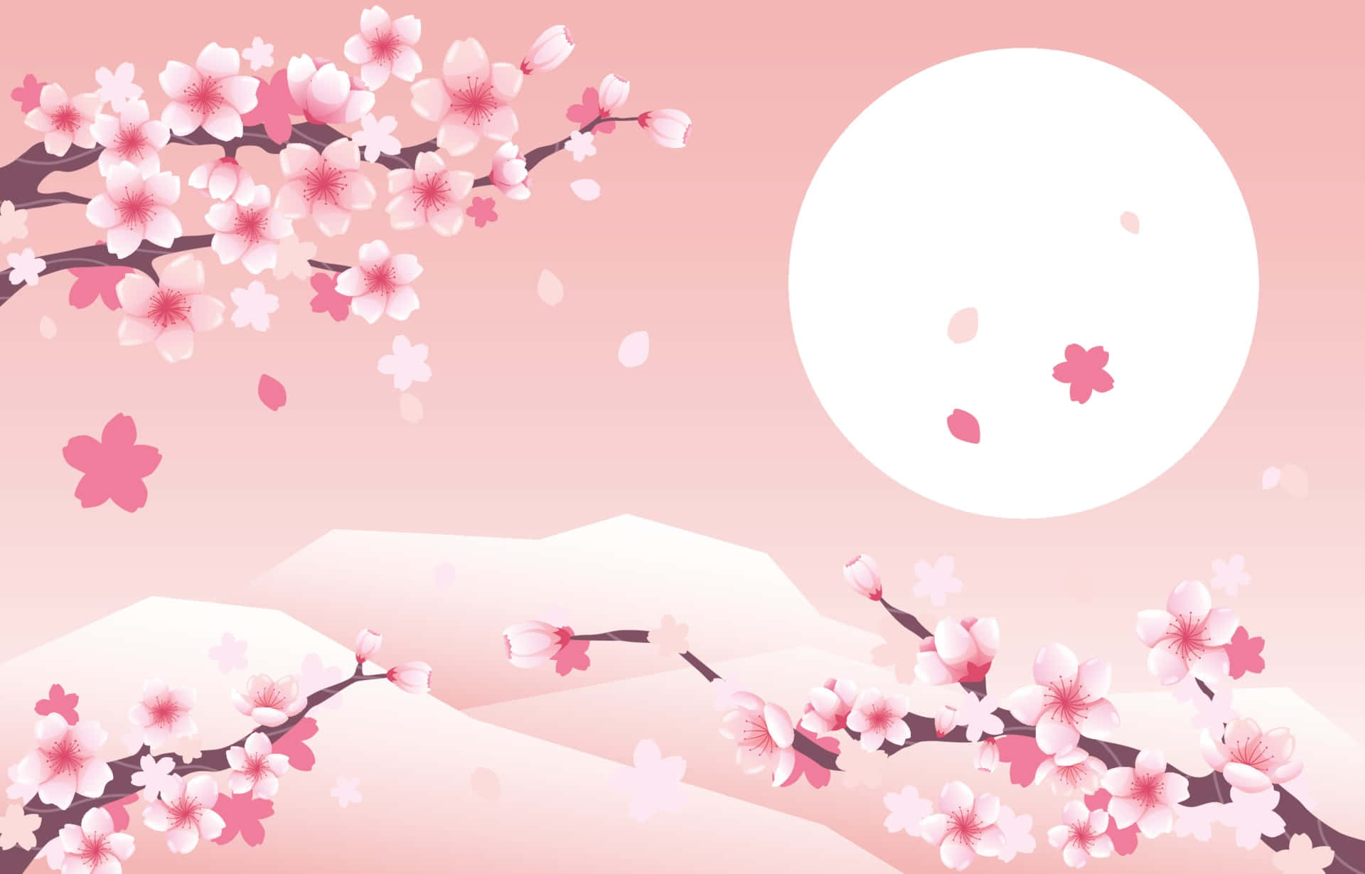 Background ng Cherry Blossom Wallpaper