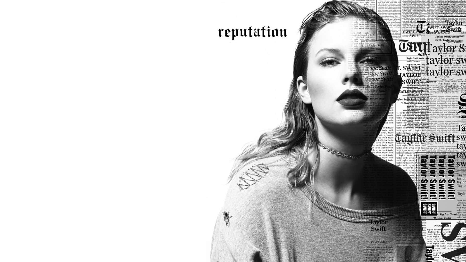 Background ng Cover ng Album na Reputation ni Taylor Swift Wallpaper