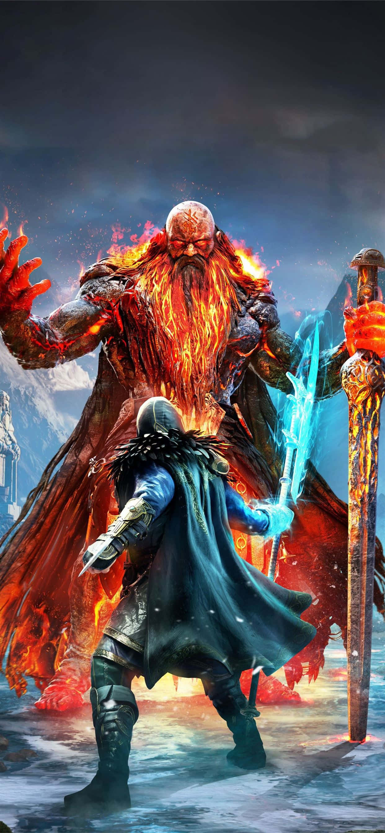 Dawn Of Ragnarok iPhone Xs Max Assassin's Creed Valhalla Background Wallpaper