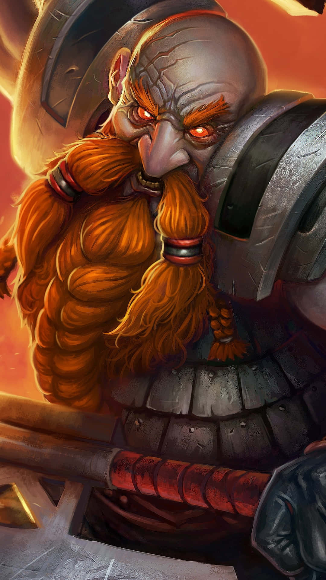 Background ng Dwarf Mine Pixel 3xl Hearthstone Wallpaper