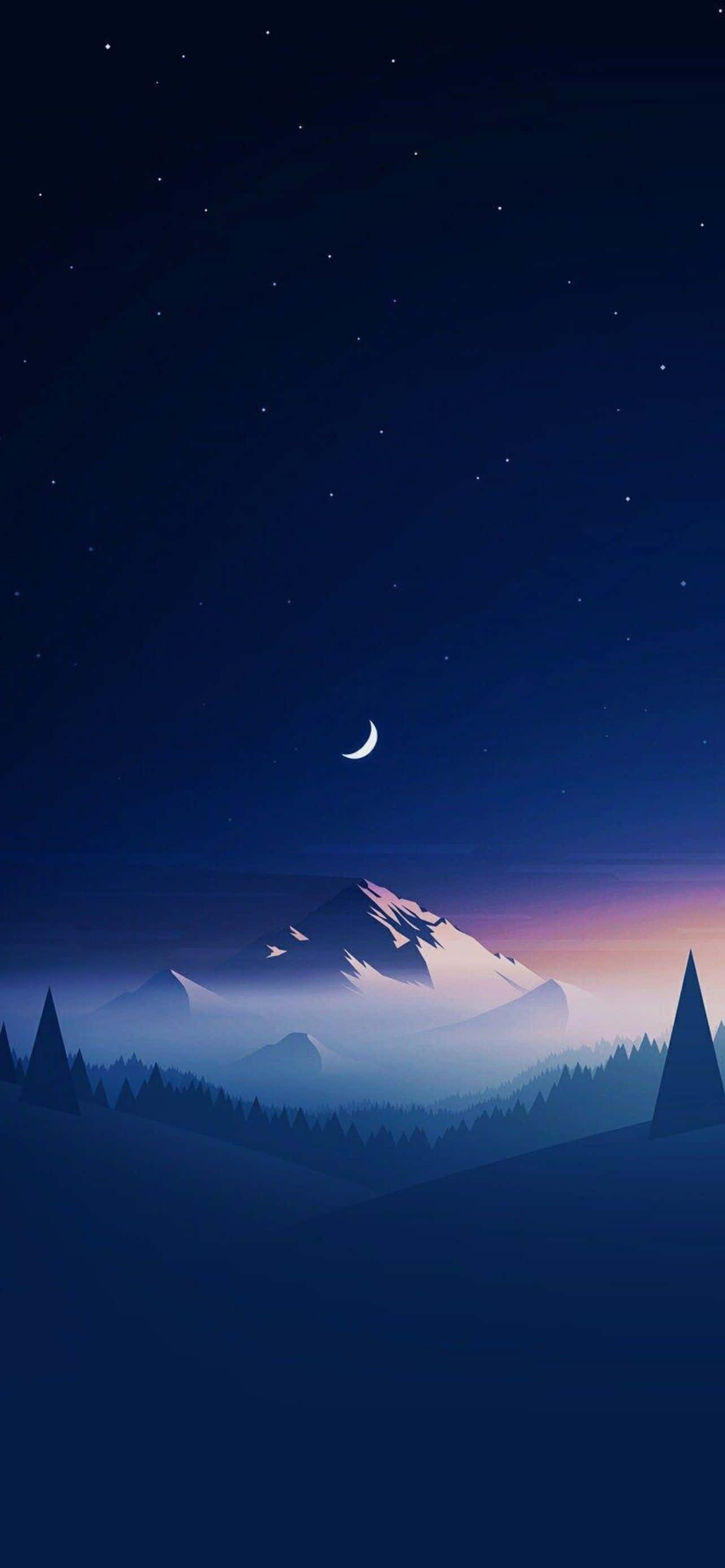 Background ng iPhone na Nagliliyab na Planeta Wallpaper