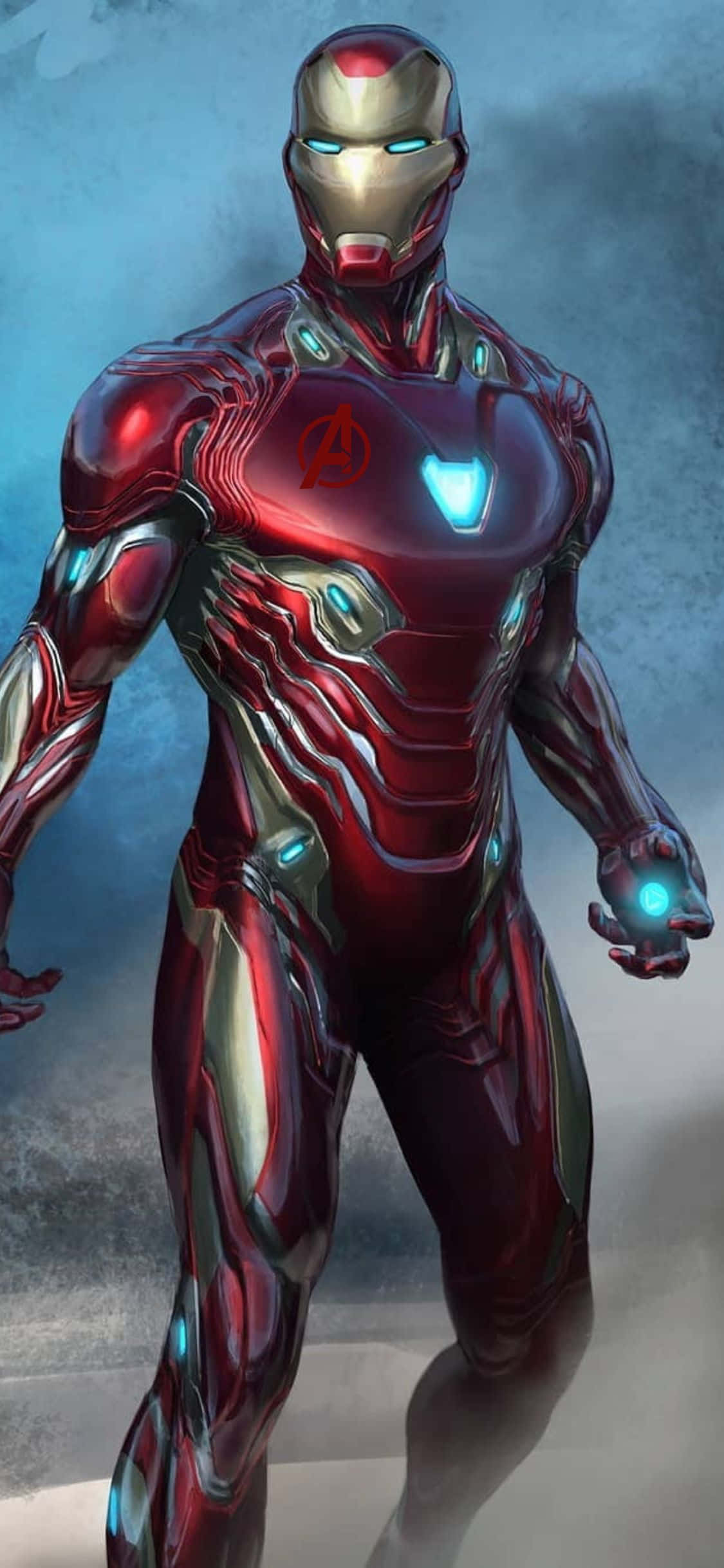 iPhone XS Avengers Background Iron Man Sa Mark 50 Suit Wallpaper