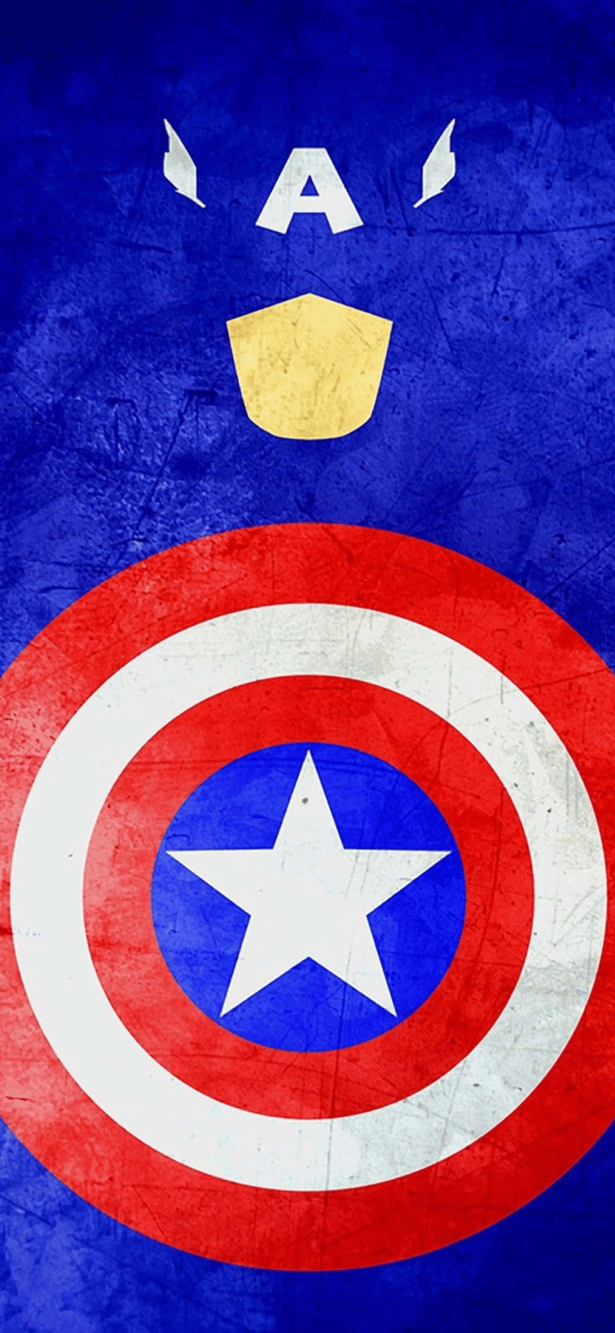 iPhone XS Max Marvel Captain America Background Wallpaper