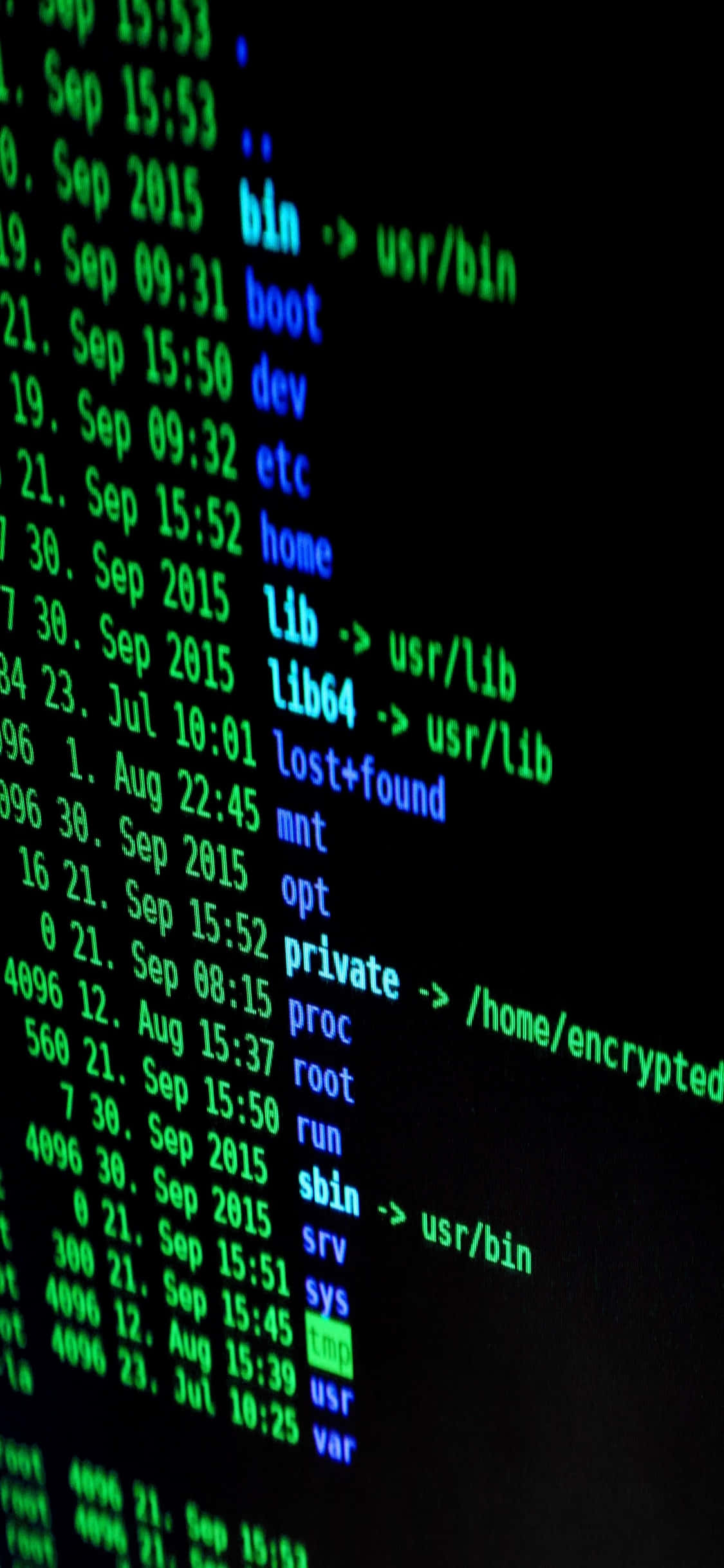 Background ng iPhone Xs na Nagmo-monitor ng Code Wallpaper