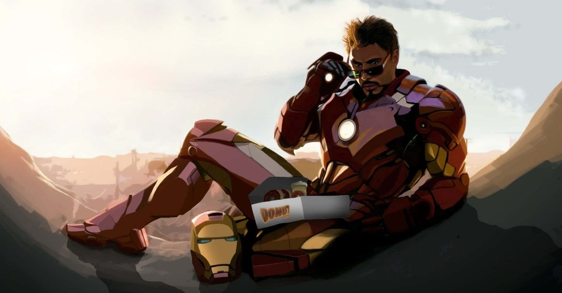 Background ng Iron Man Wallpaper