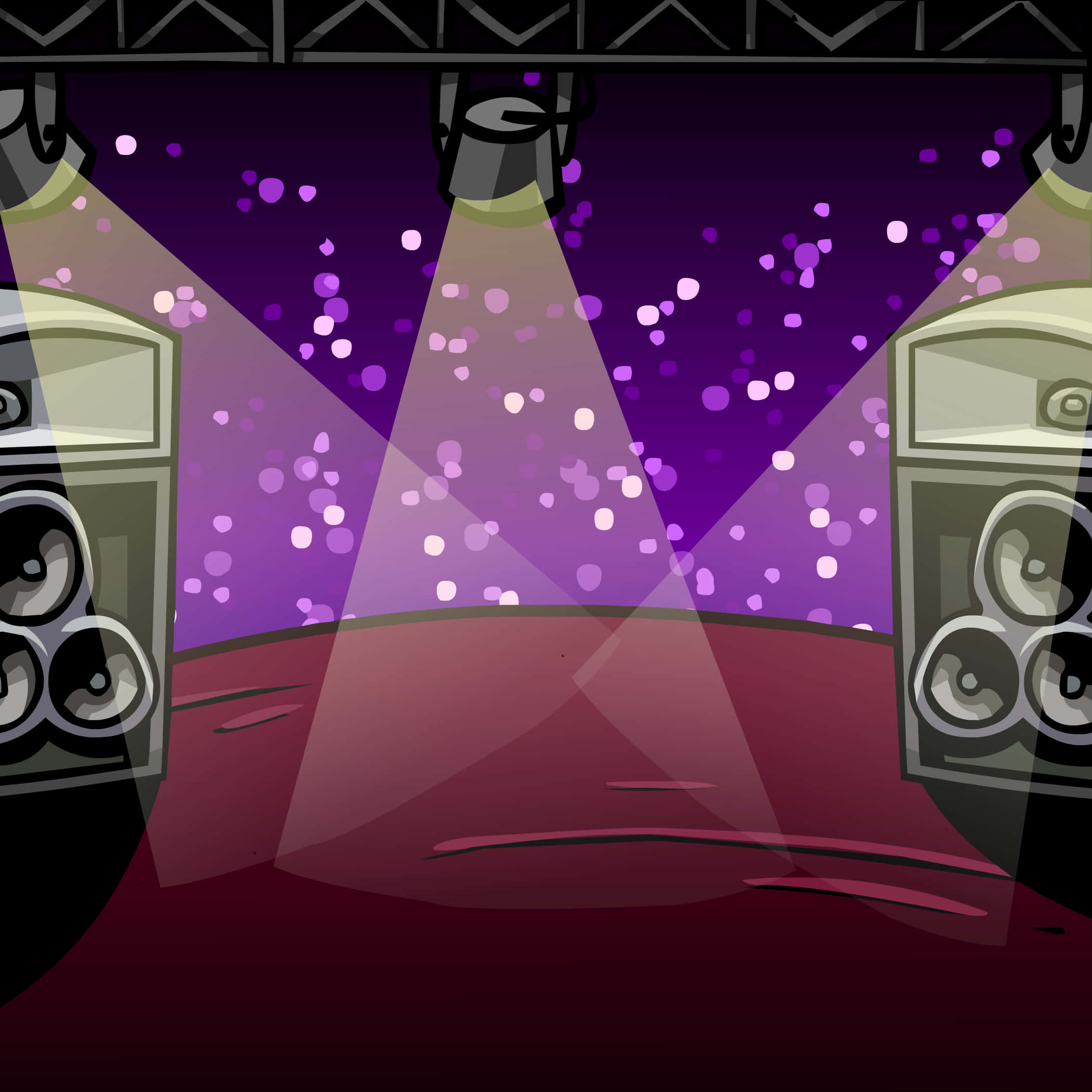Background ng Karaoke na Eksena ng Stage Wallpaper