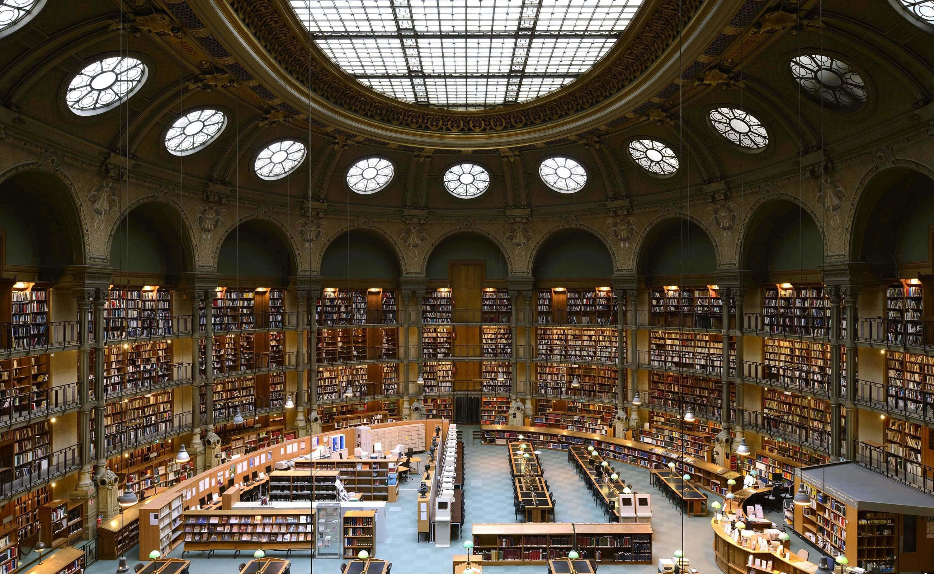 Background ng National Library ng Spain Wallpaper
